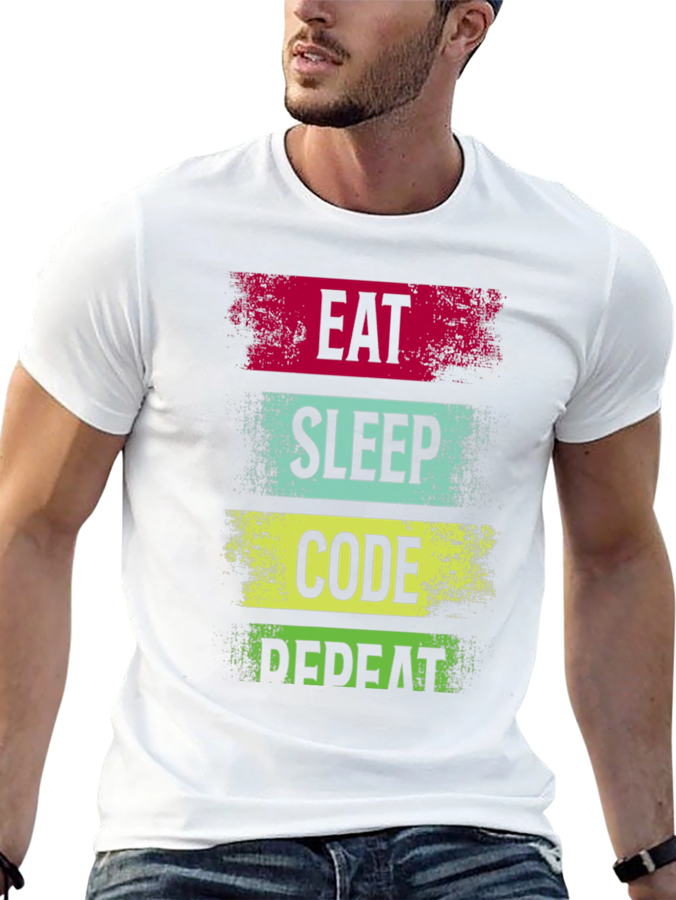 Eat Sleep Code Repeat Programmer T-Shirt
