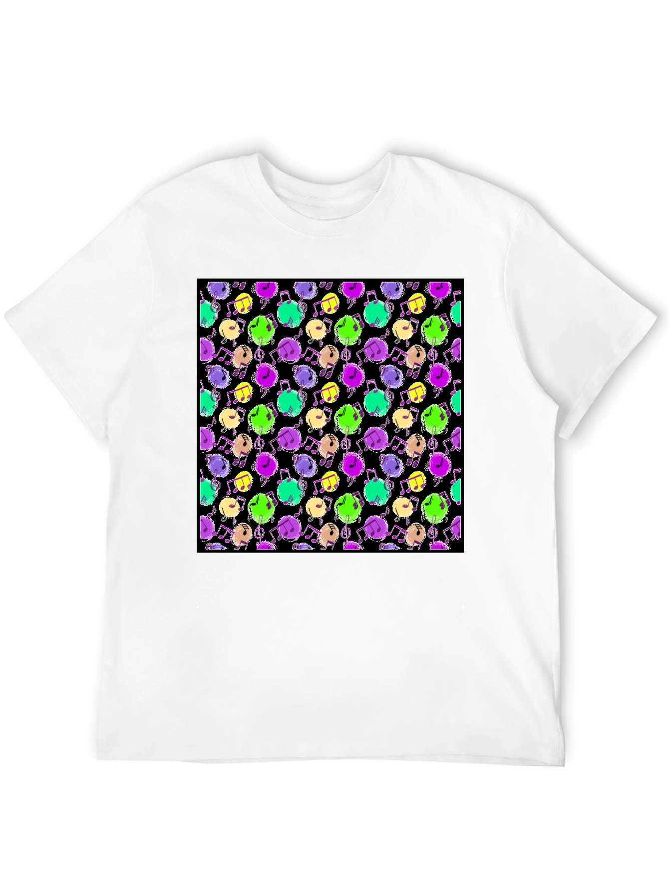 Music Notes Pattern Tee