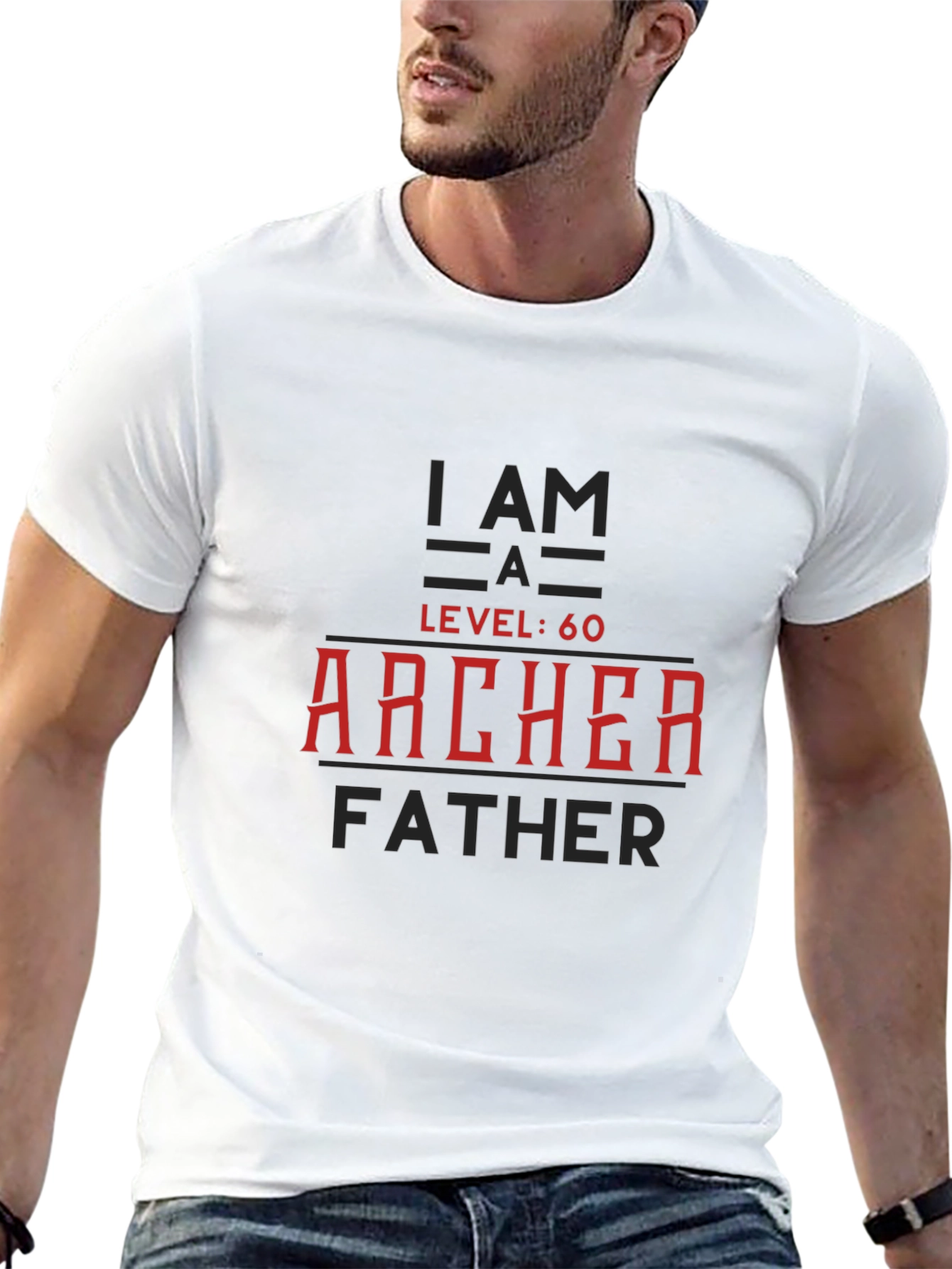 Archer Father Level 60 Graphic Tee
