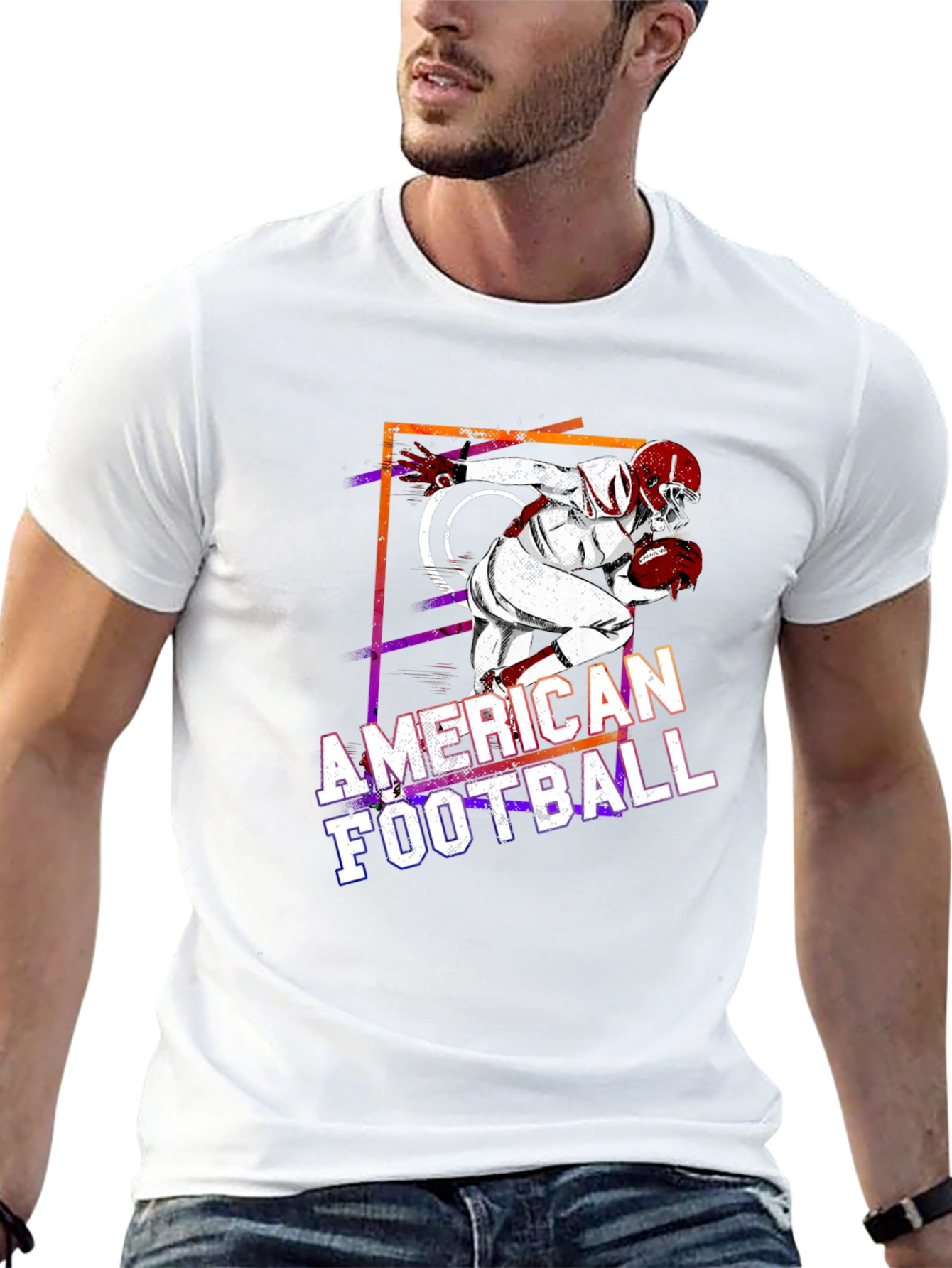 American Football Graphic Tee