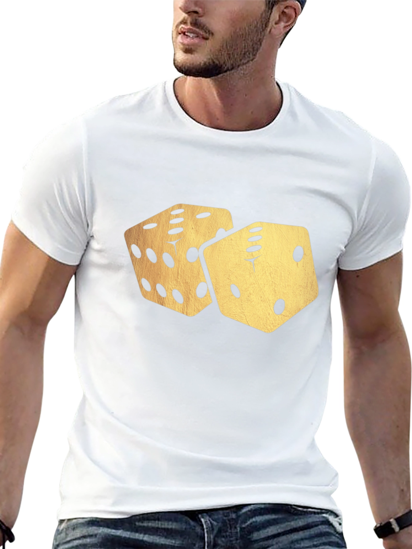Dice Graphic T-Shirt - Lucky Roll Design