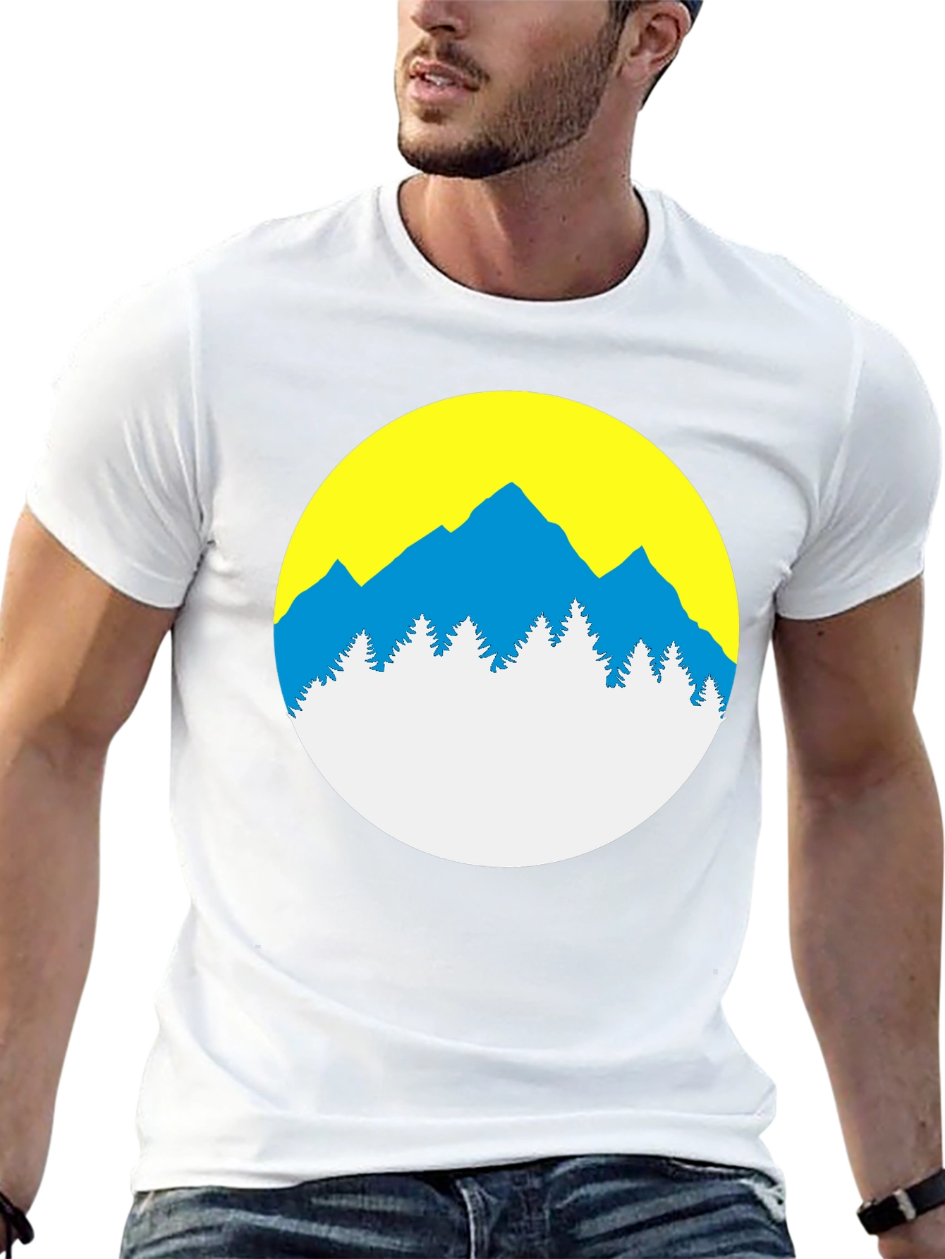 Mountain Scene Graphic Tee