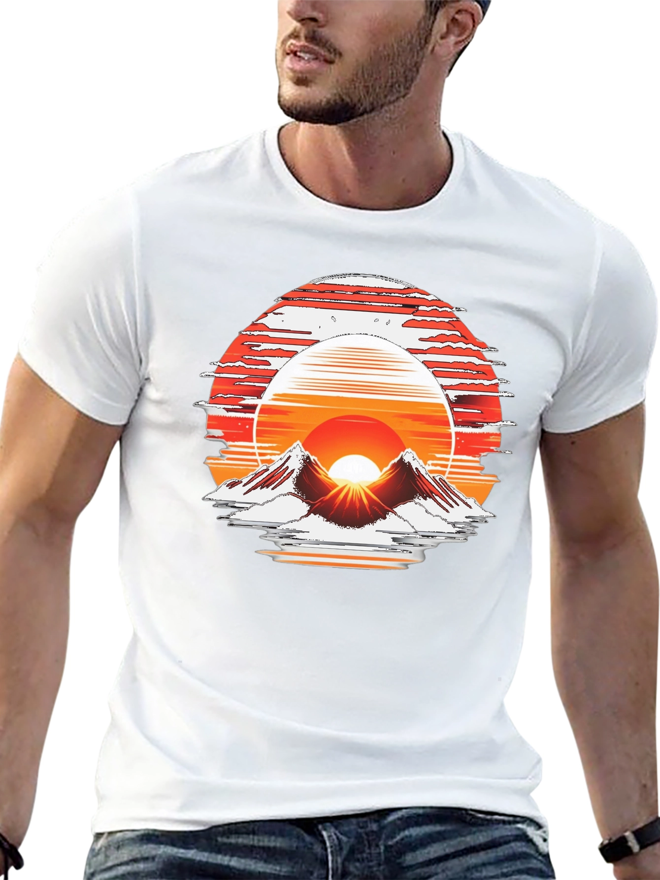 Sunset Mountain Graphic Tee