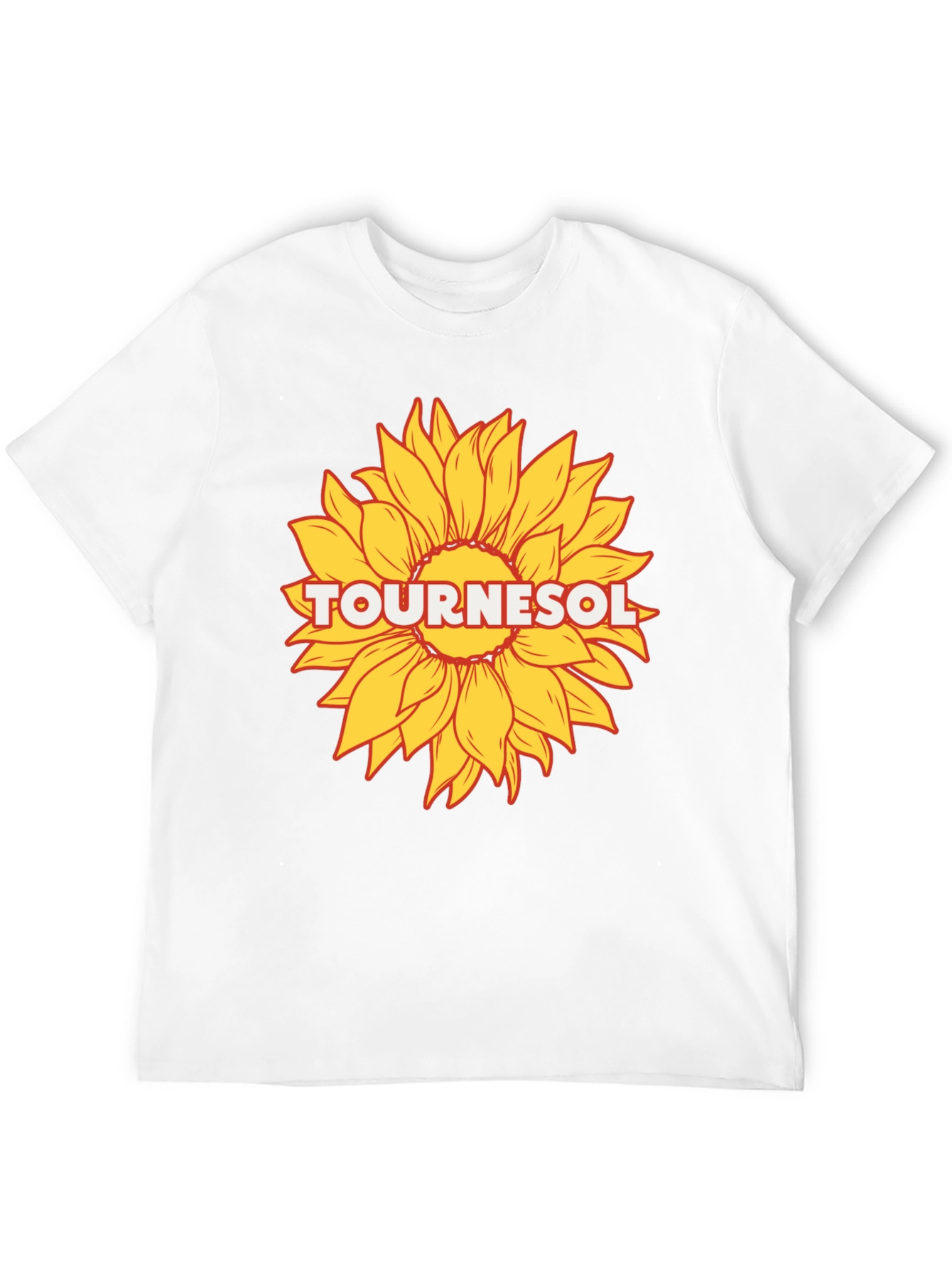 Tournesol Sunflower Graphic T-Shirt - Black Cotton Tee