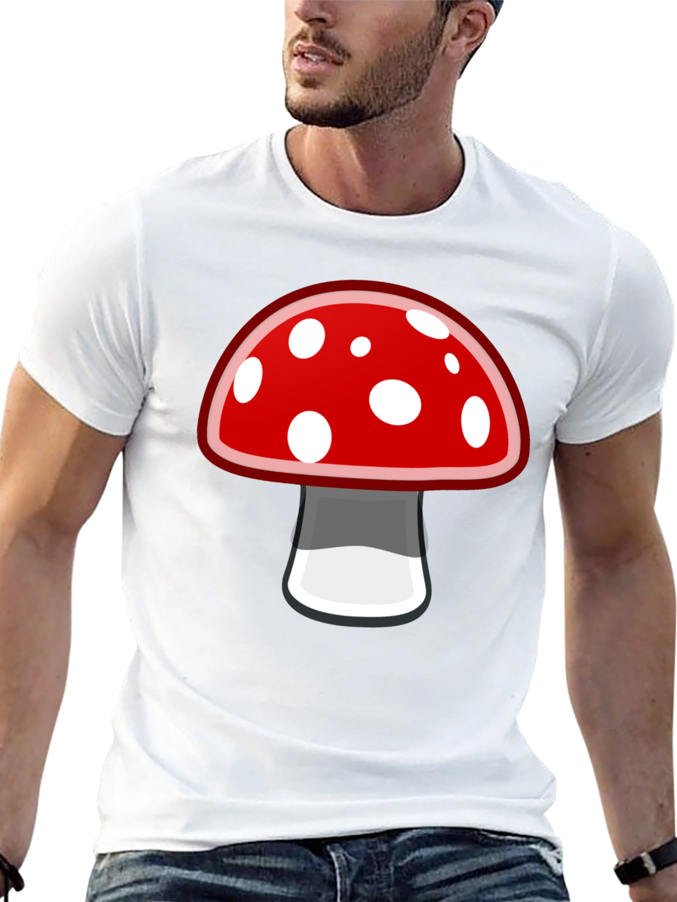 Mushroom Graphic Tee - Funky Casual Style