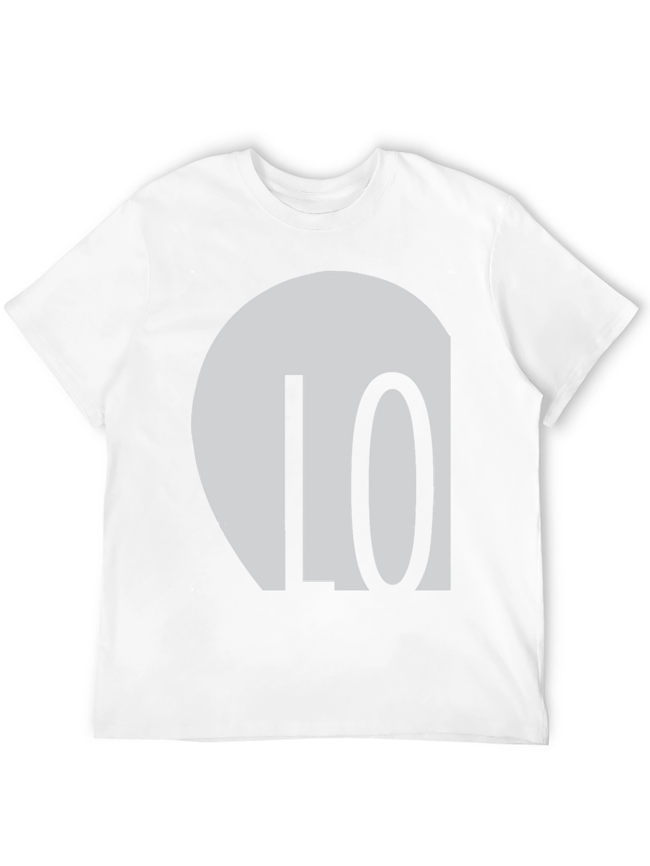 10 Graphic Tee - Modern Minimalist Design