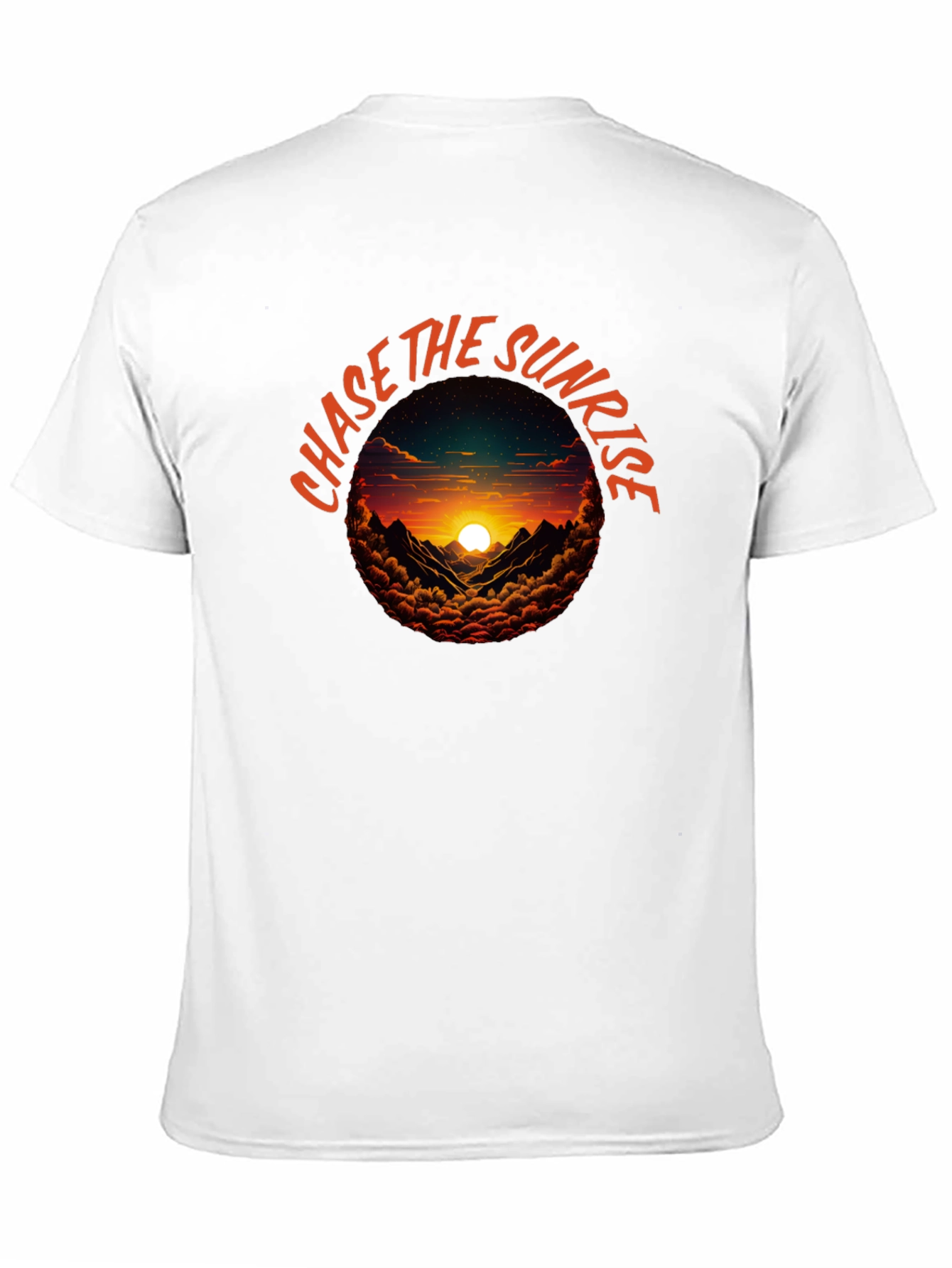 Chase The Sunrise Graphic Tee - Black