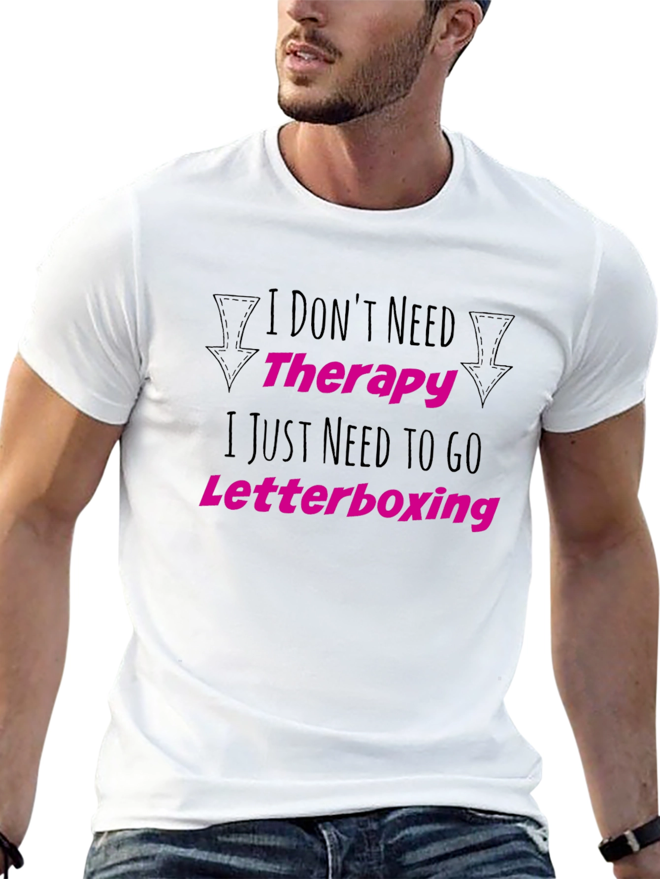 Funny Letterboxing Therapy T-Shirt