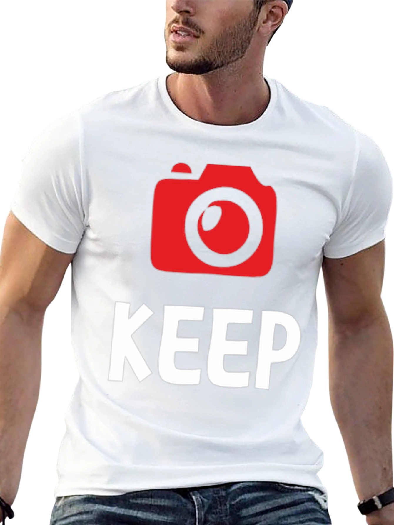 Keep Shooting Camera Graphic Tee - Black