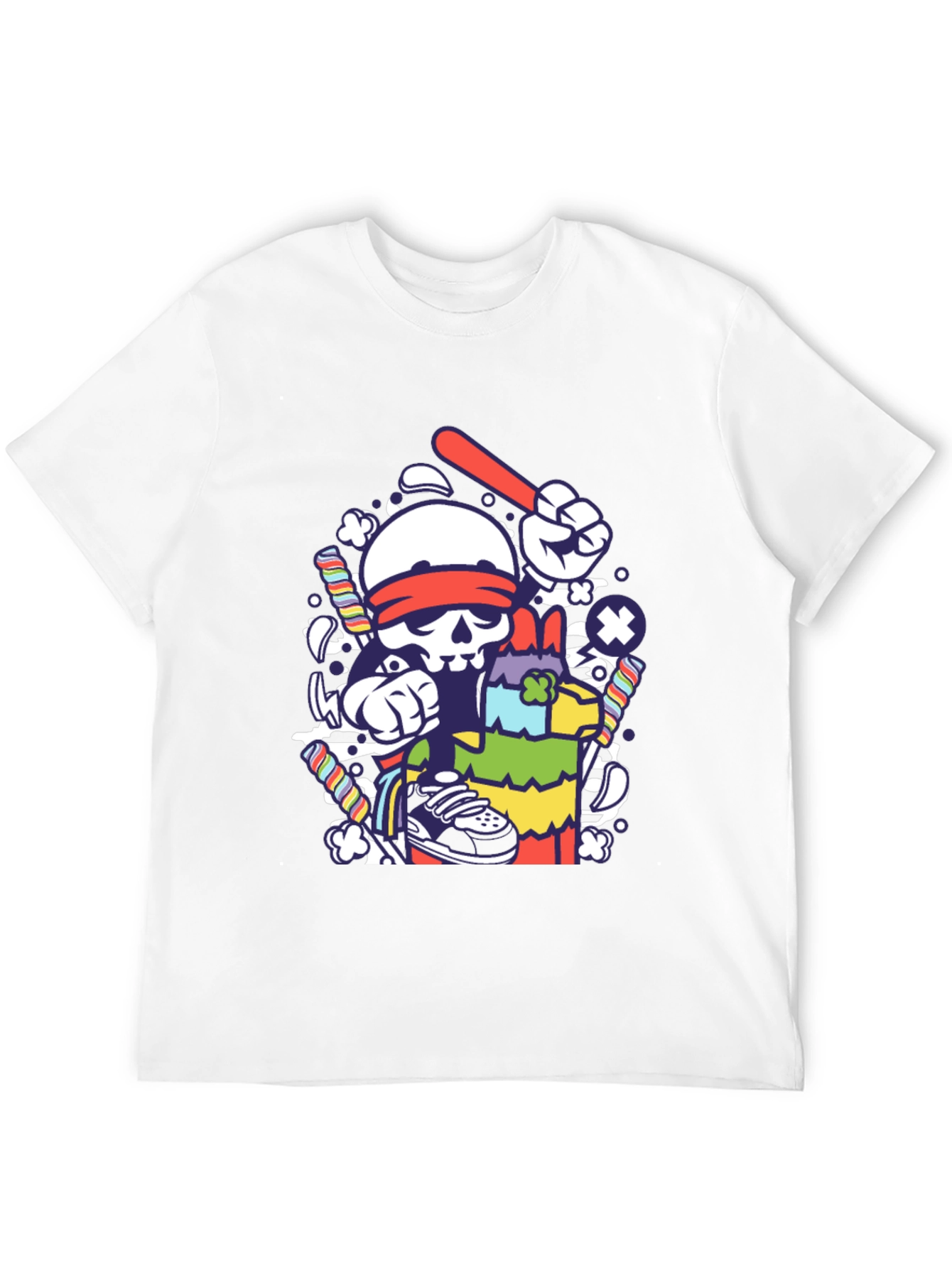 Skull Pinata T-Shirt - Mens Graphic Tee