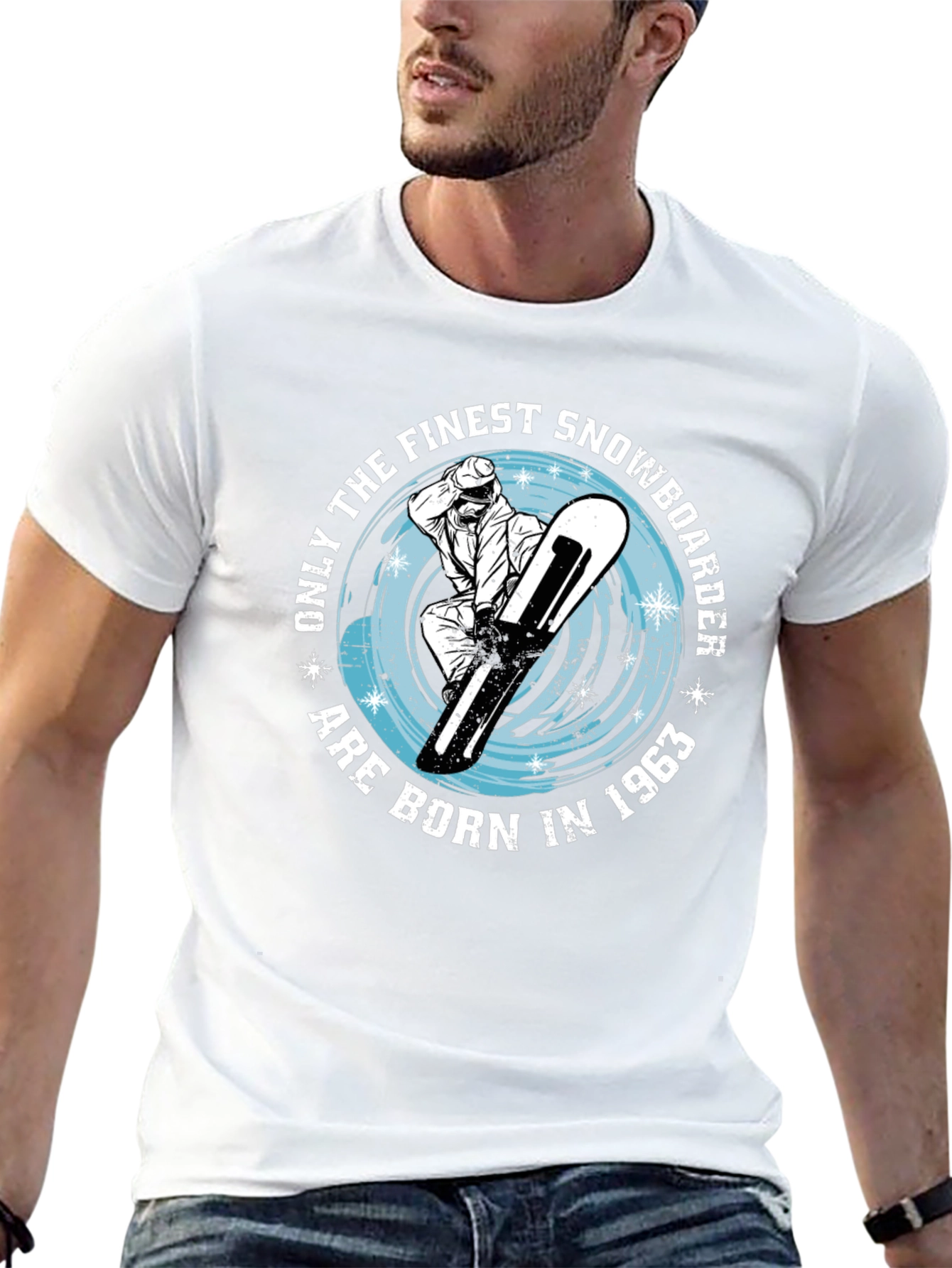 Finest Snowboarder Born In 1963 T-Shirt