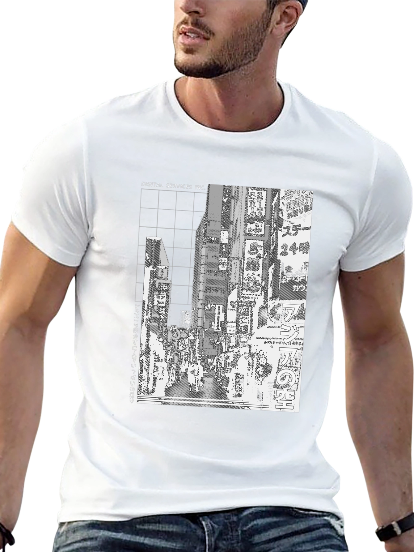 Digital Services Inc. T-Shirt Black Graphic Tee