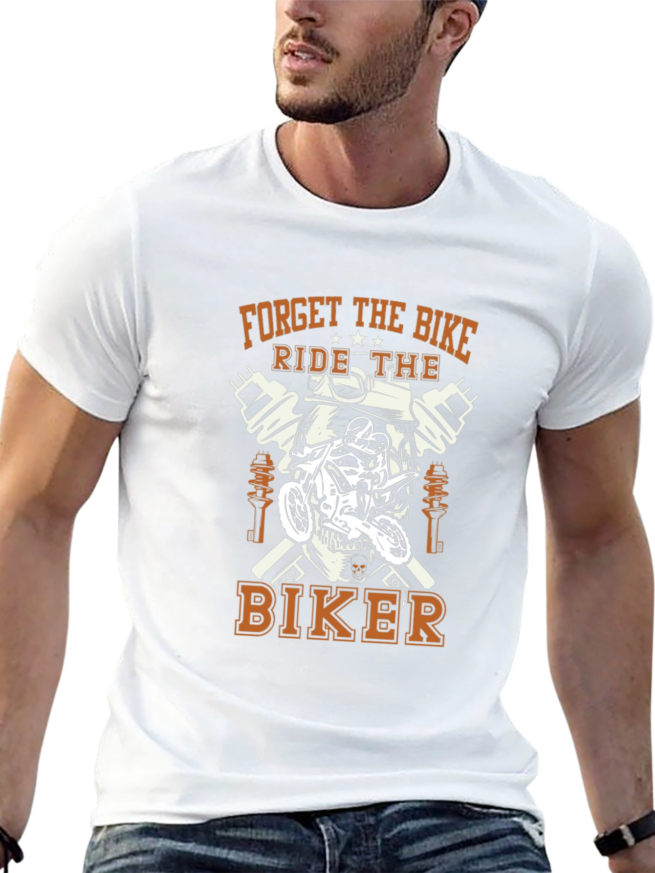 Forget the Bike Ride the Biker Graphic Tee
