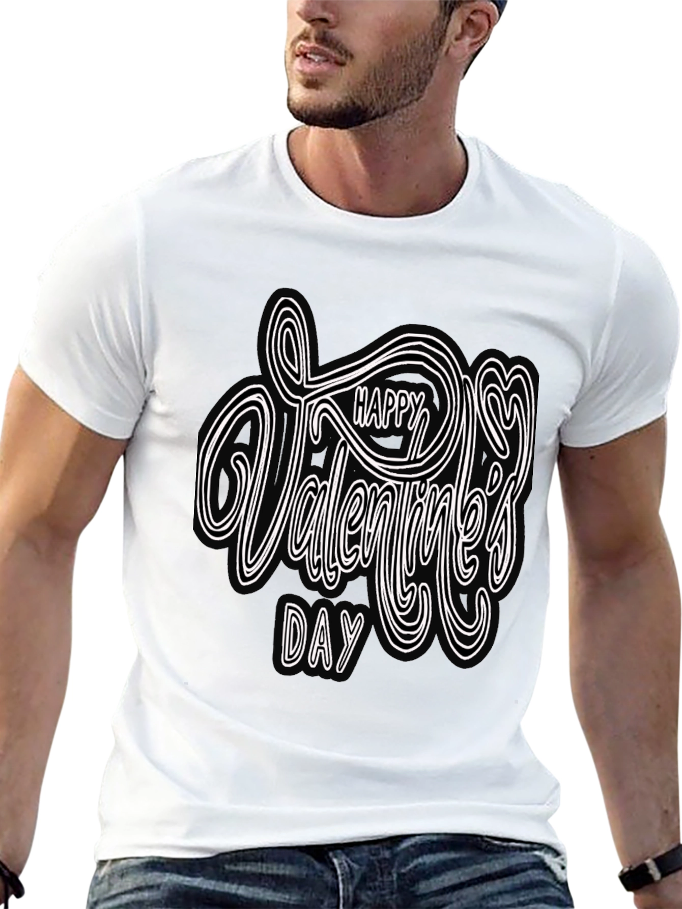 Happy Valentines Day Graphic T-Shirt