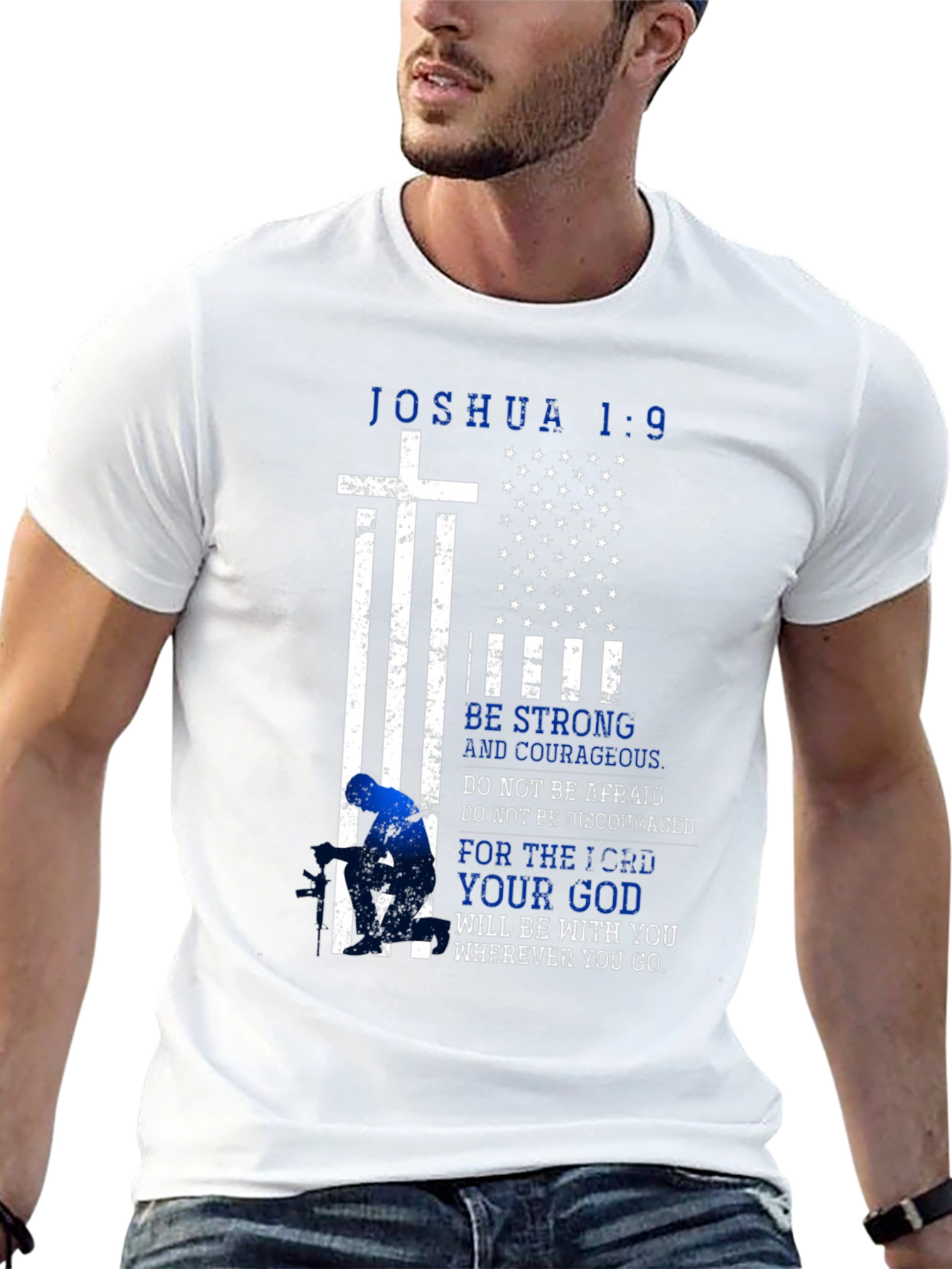Joshua 1:9 Christian T-Shirt