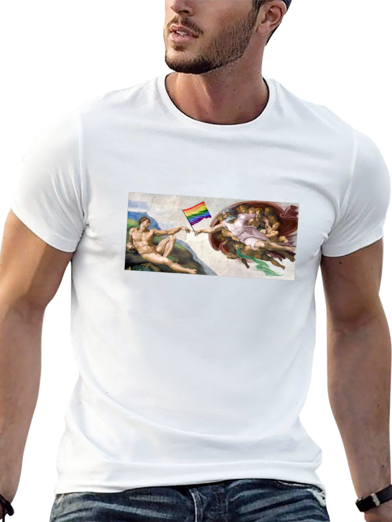 LGBTQ+ Creation of Adam Black T-Shirt