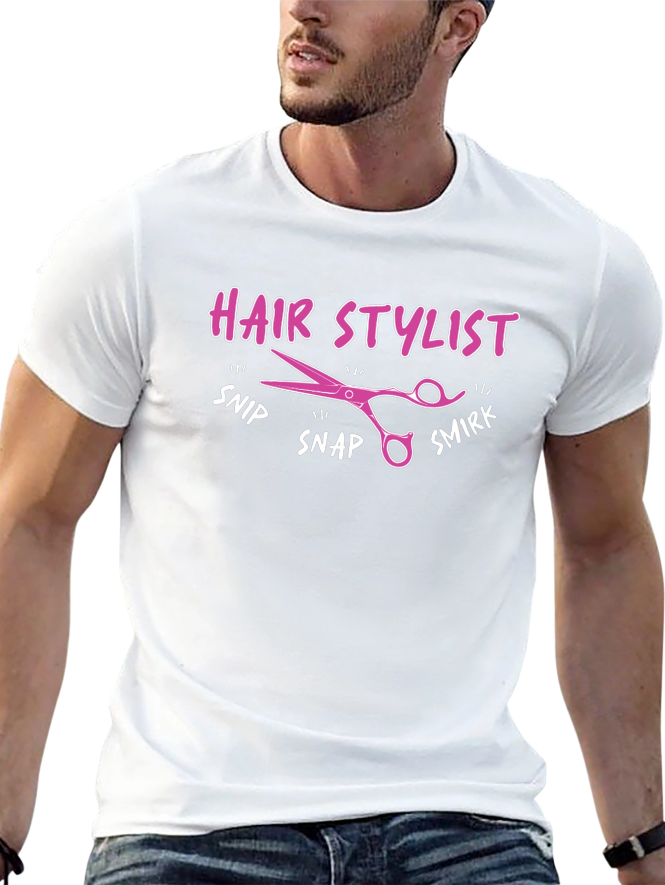 Hair Stylist T-Shirt - Snip Snap Smirk!