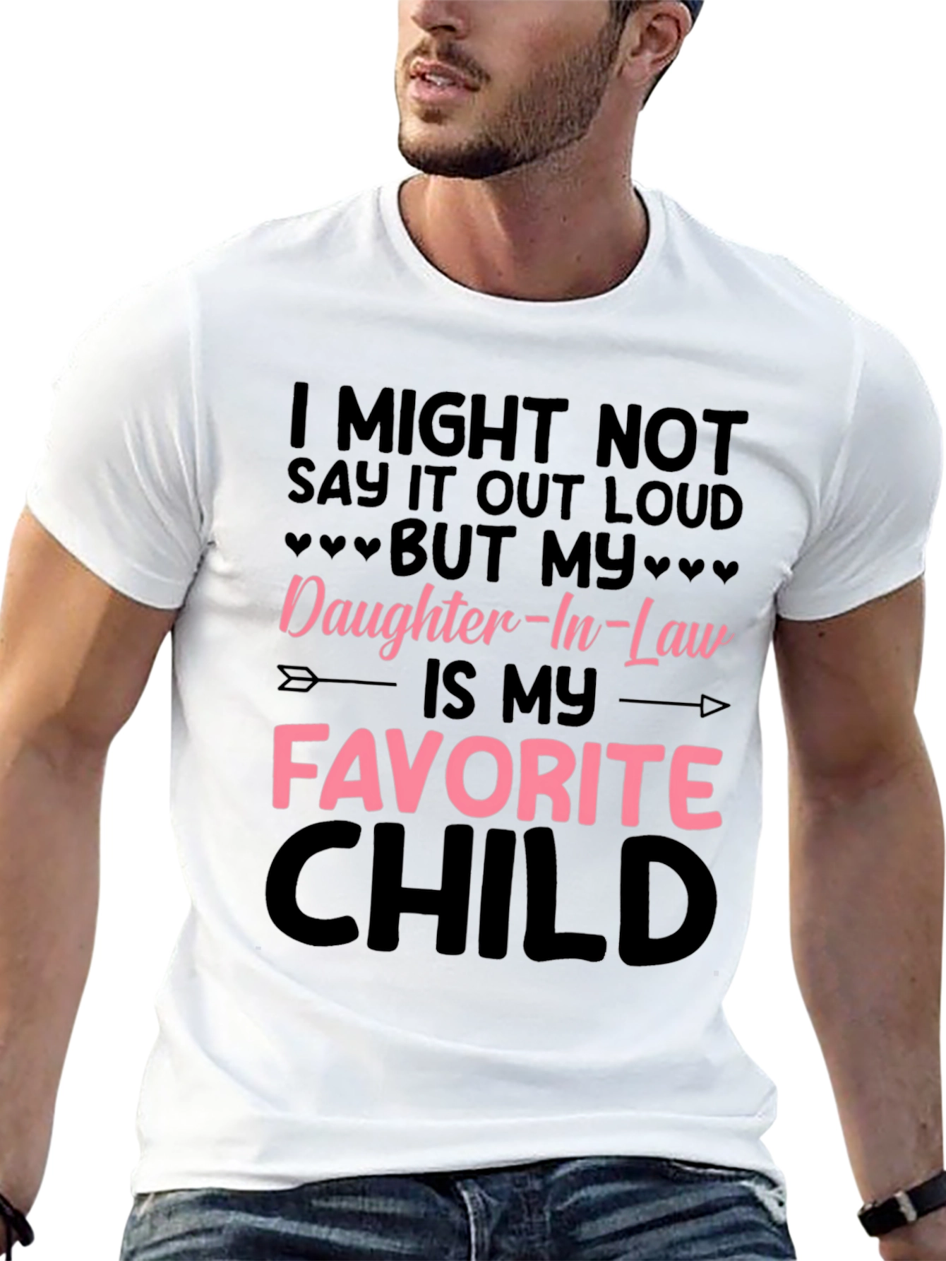 Daughter-In-Law Favorite Child Graphic T-Shirt