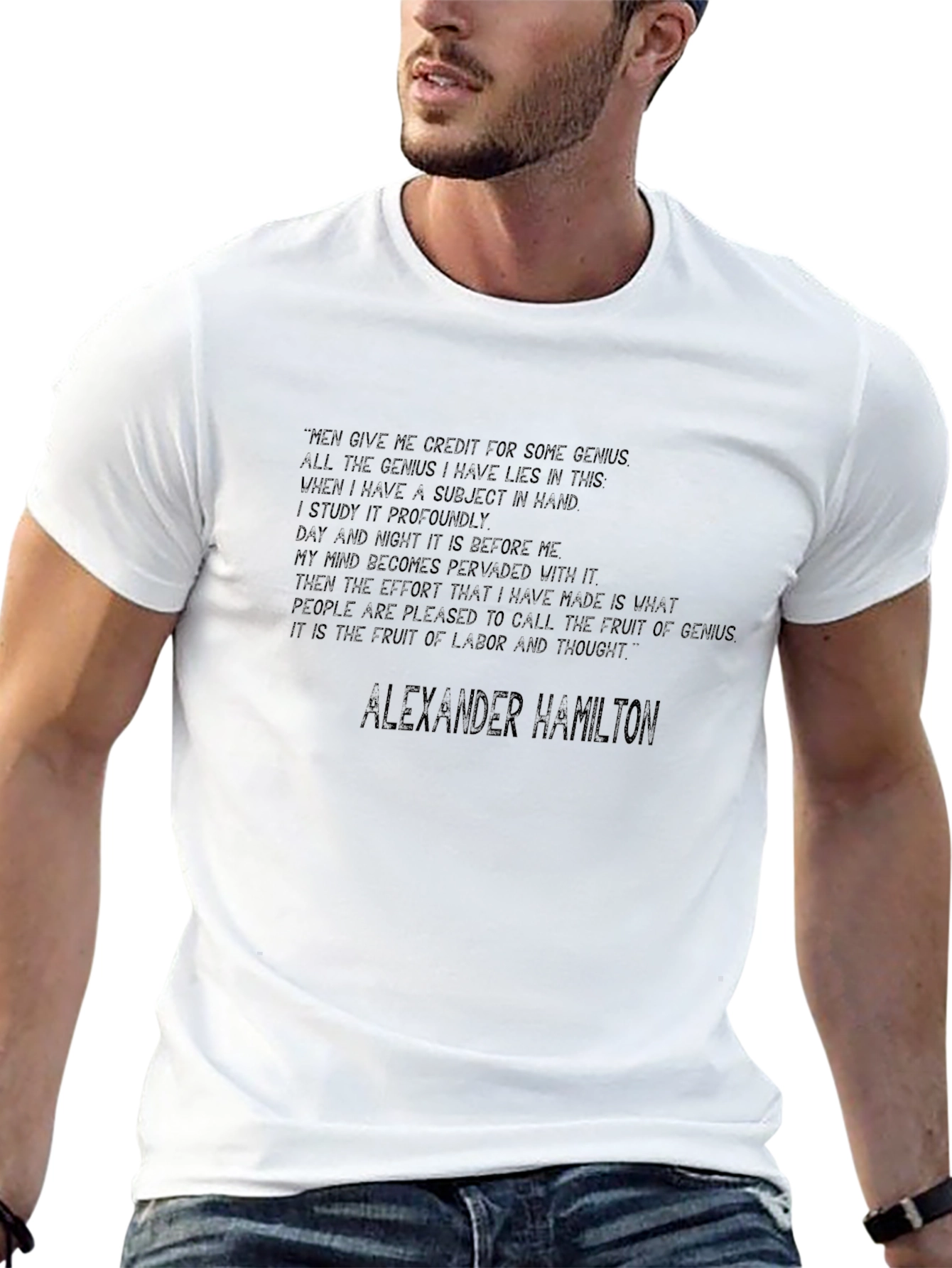 Alexander Hamilton Quote Graphic Tee