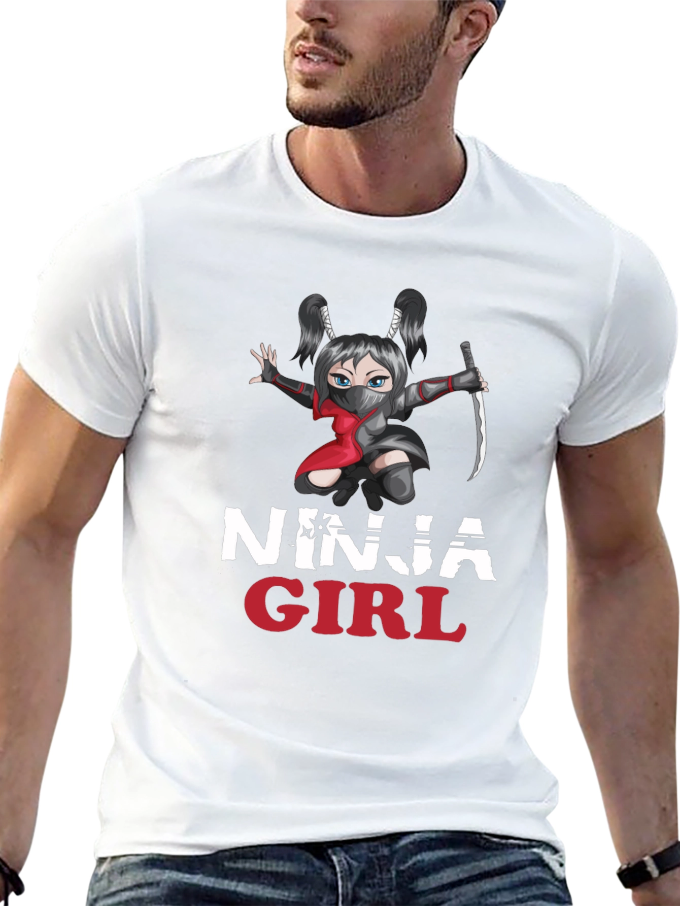 Ninja Girl Graphic T-Shirt