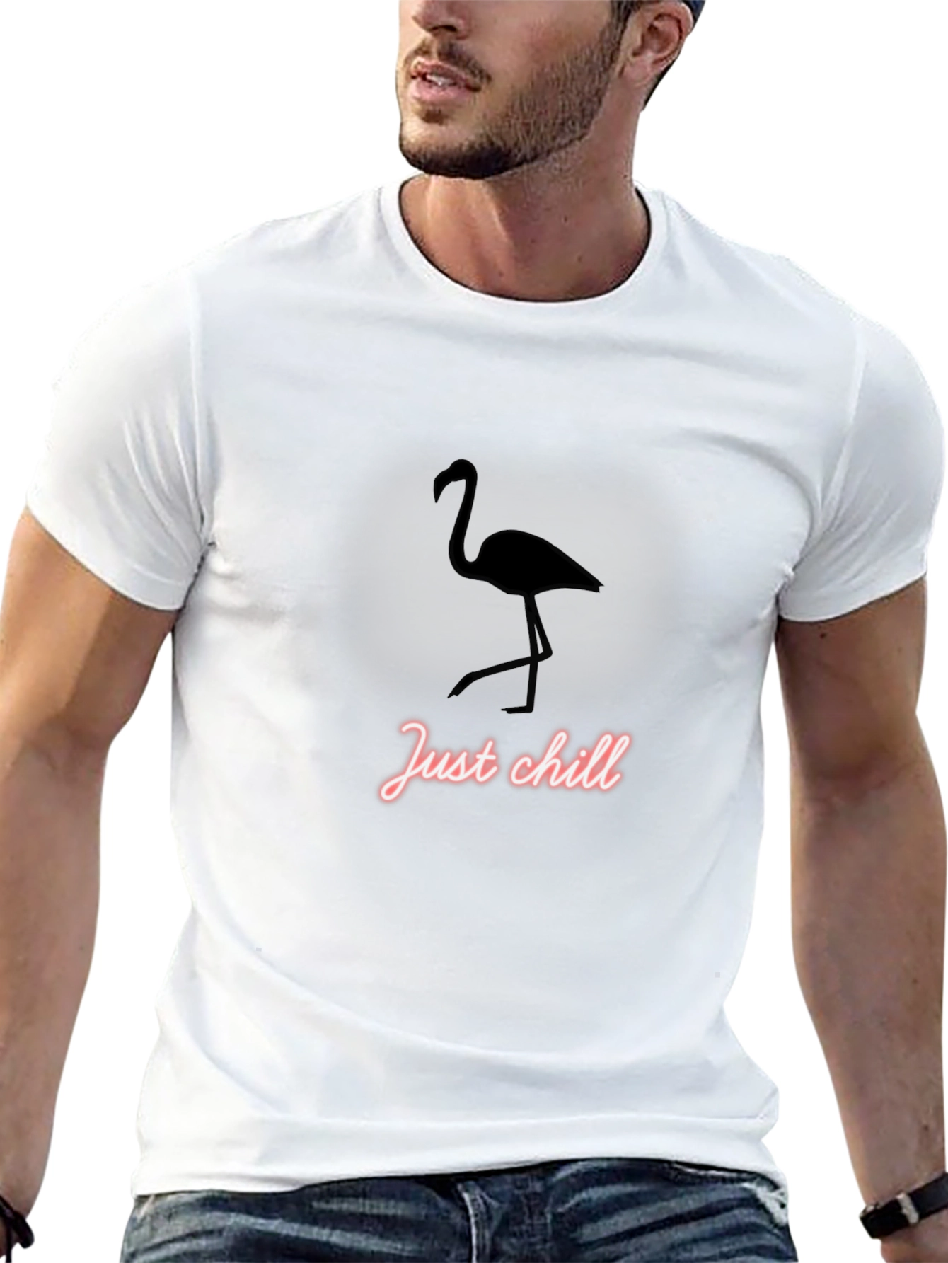 Just Chill Flamingo Graphic Tee