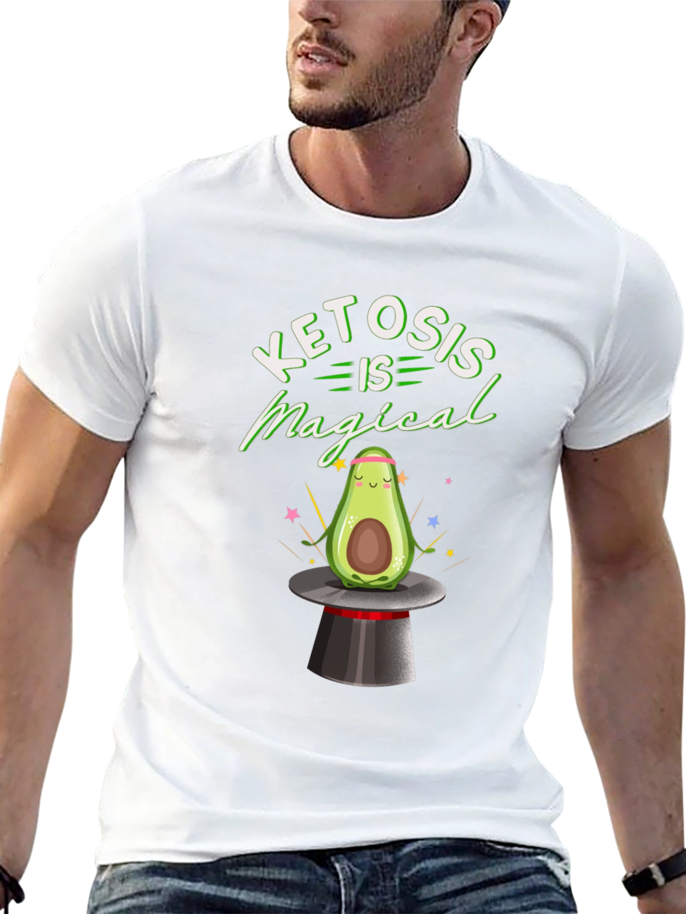 Ketosis Is Magical Avocado T-Shirt - Unisex