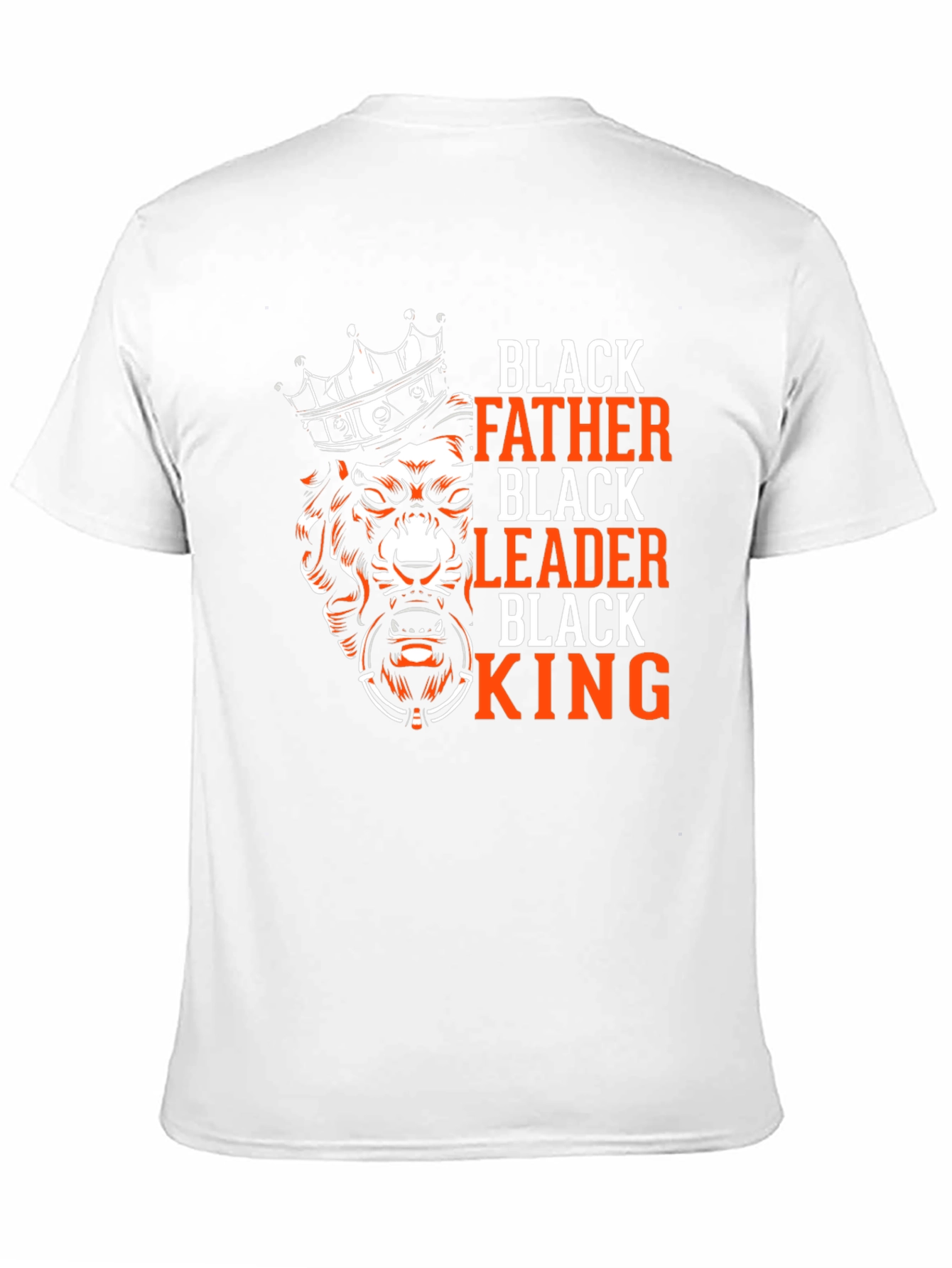 Black Father Leader King Graphic Tee