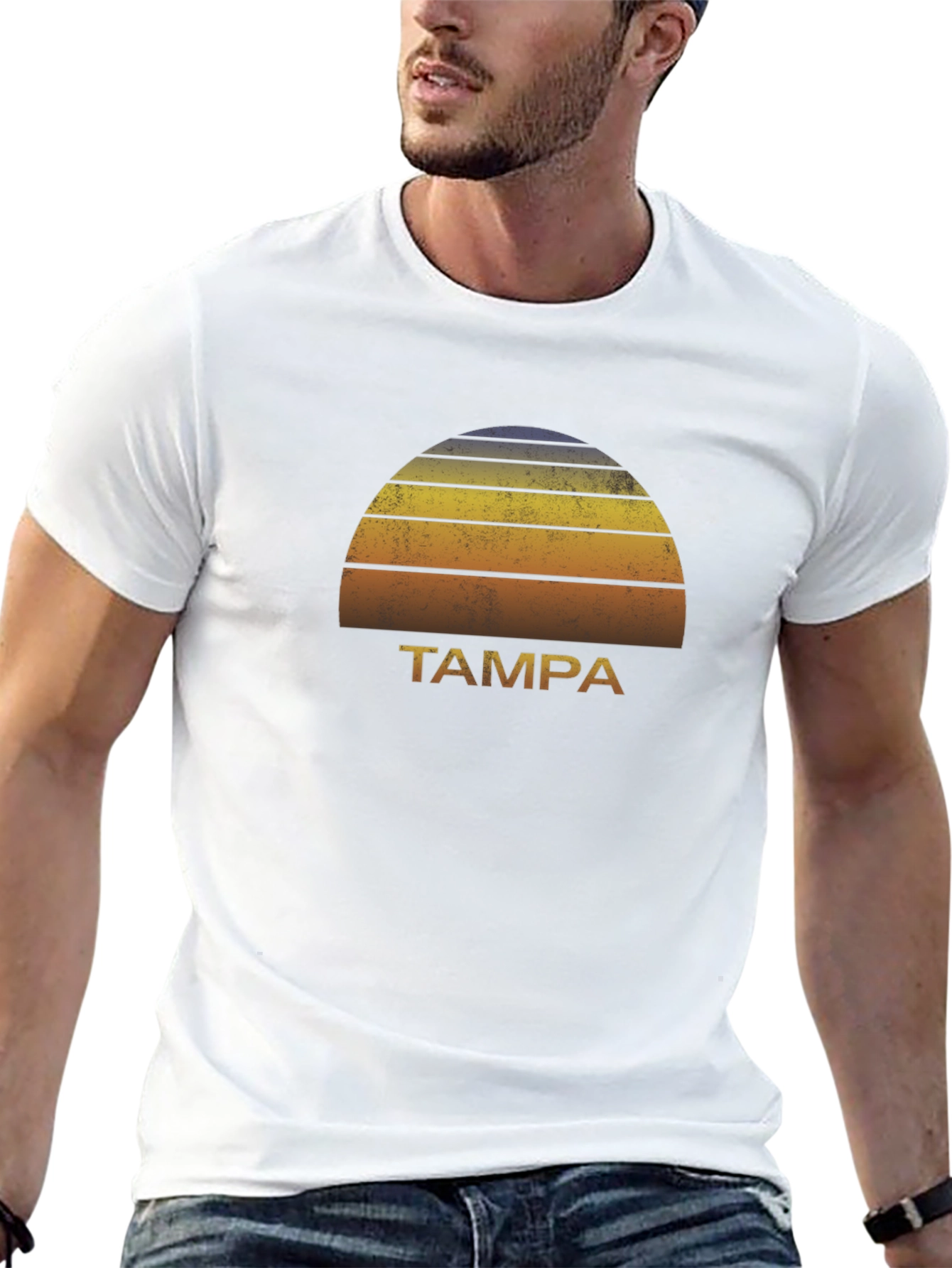 Retro Tampa Sunset T-Shirt