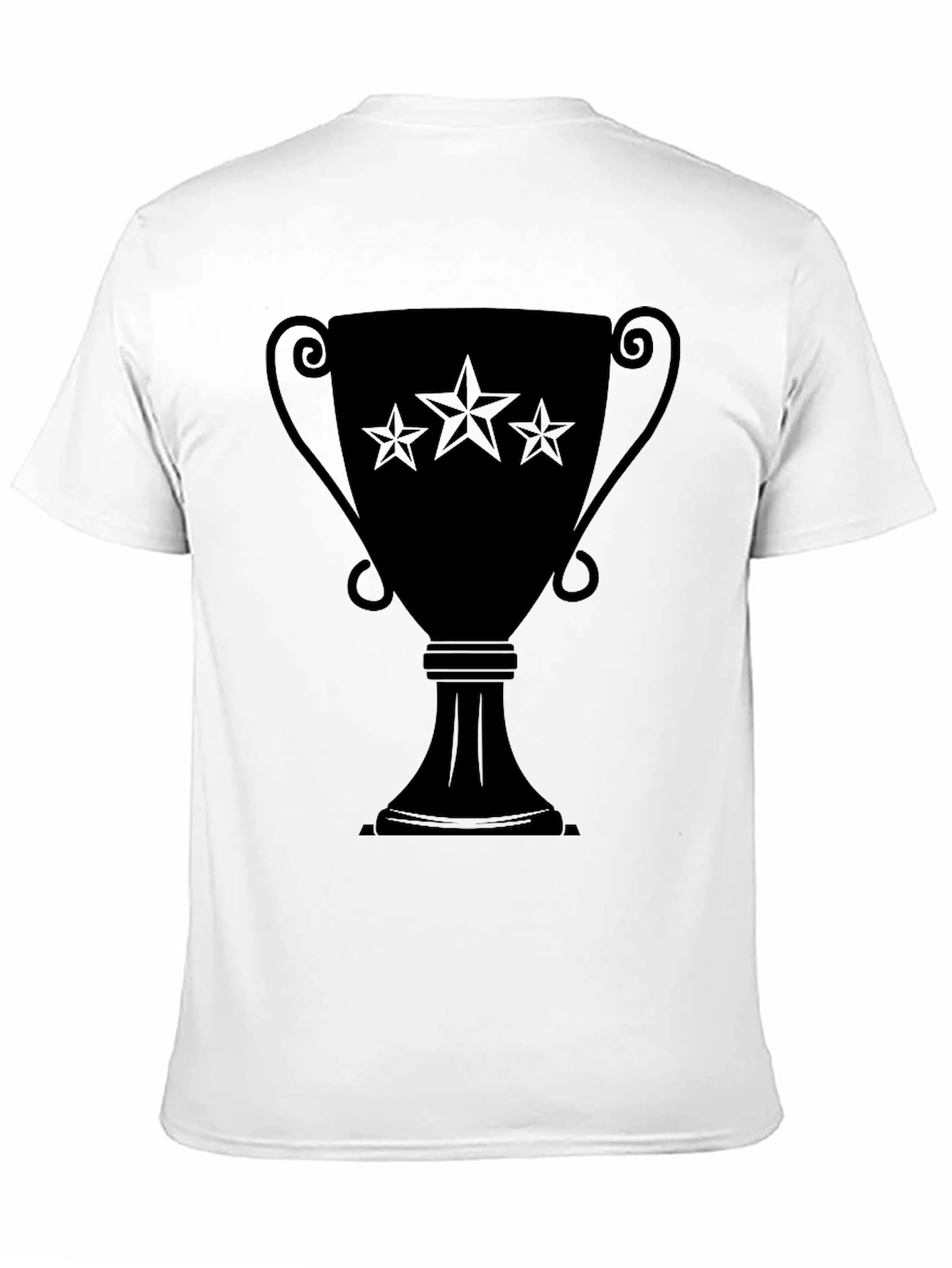 Winners Trophy Graphic Tee - Unisex Black T-Shirt
