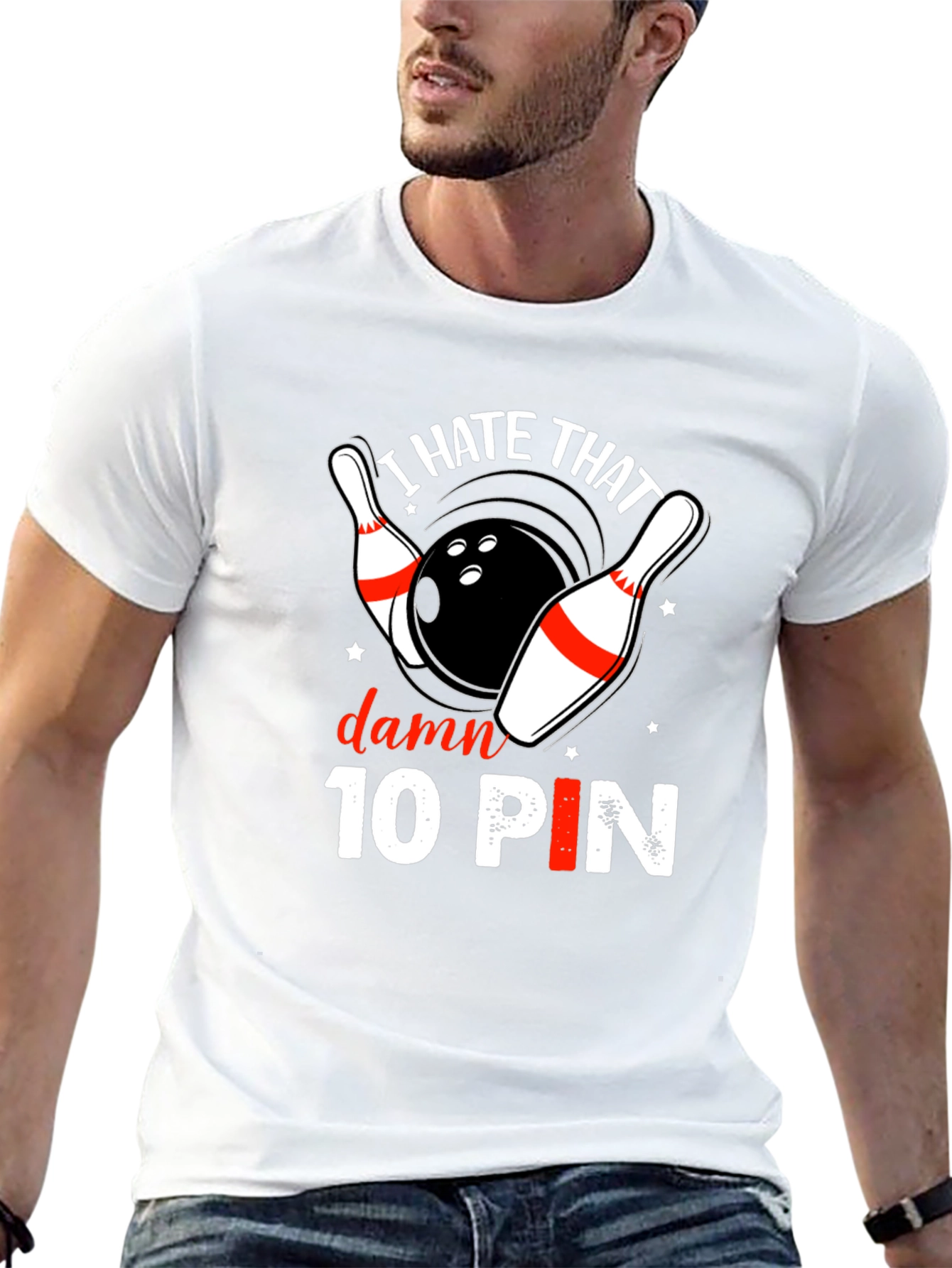 I Hate That Damn 10 Pin Bowling T-Shirt