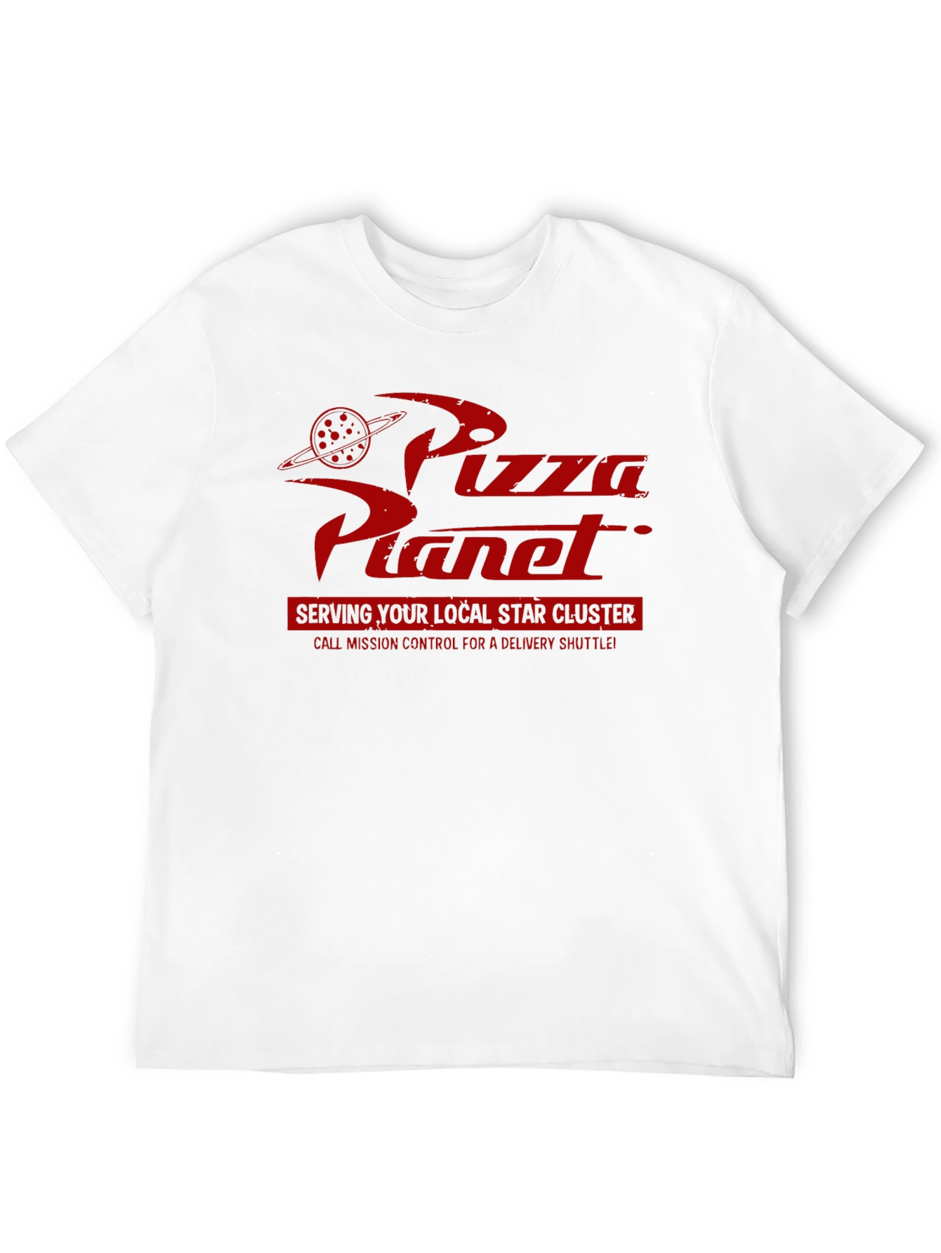 Pizza Planet T-Shirt - Serving Your Local Star Cluster