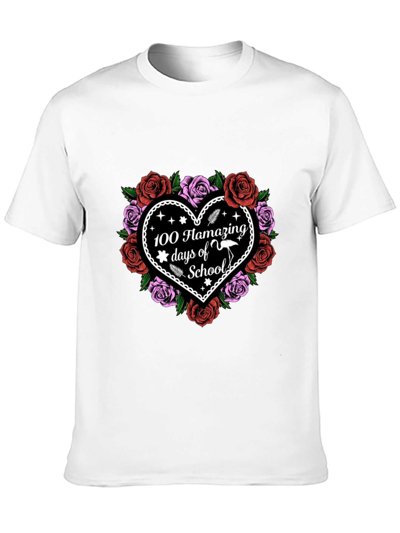 100 Days of School Flamazing T-Shirt