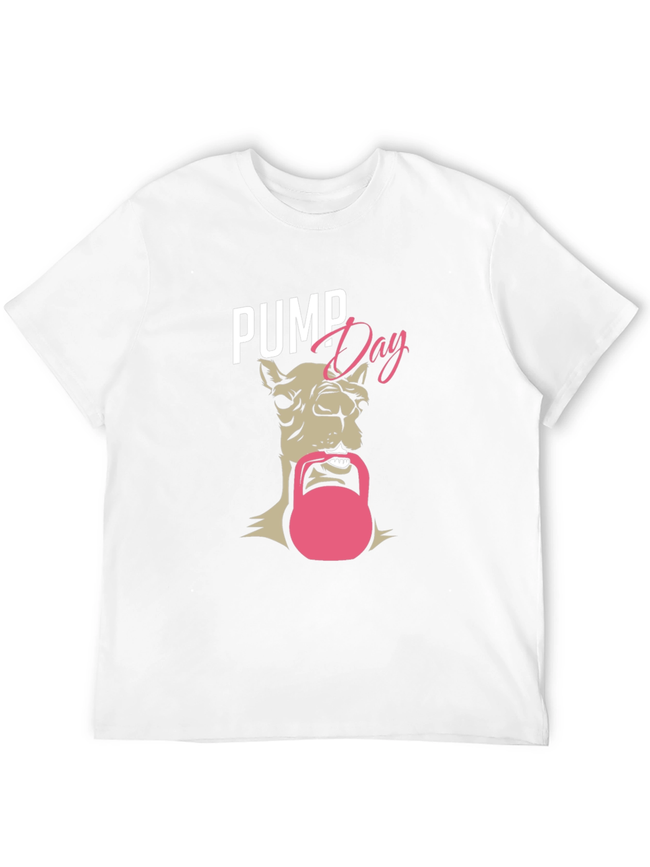 Pump Day Camel T-Shirt - Gym Workout Apparel