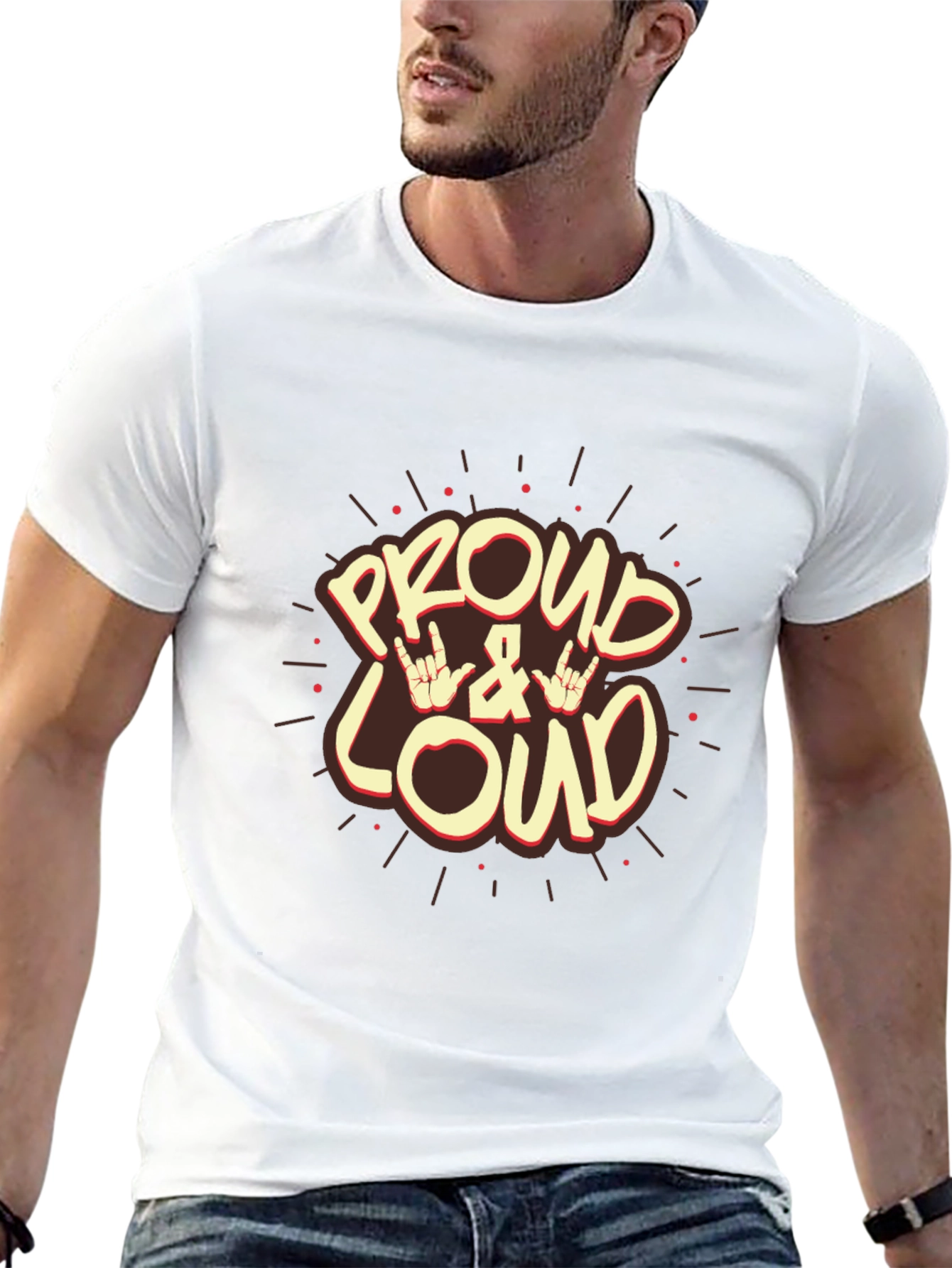 Proud & Loud Graphic Tee - Rock On Style