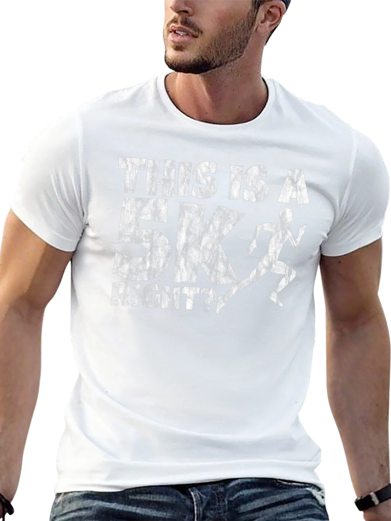 Funny 5K Running T-Shirt - Mens Athletic Tee
