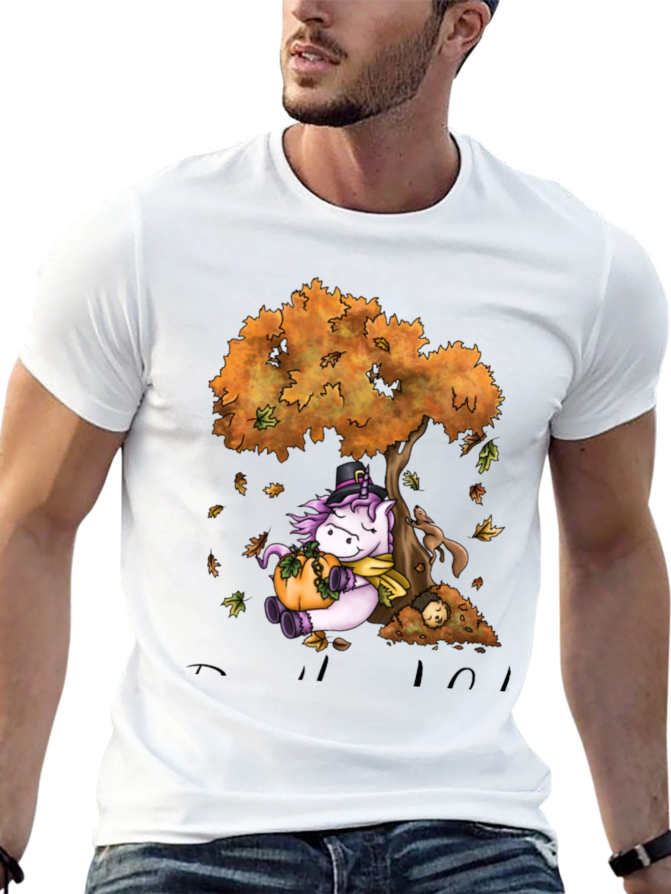 Unicorn Fall Thanksgiving T-Shirt