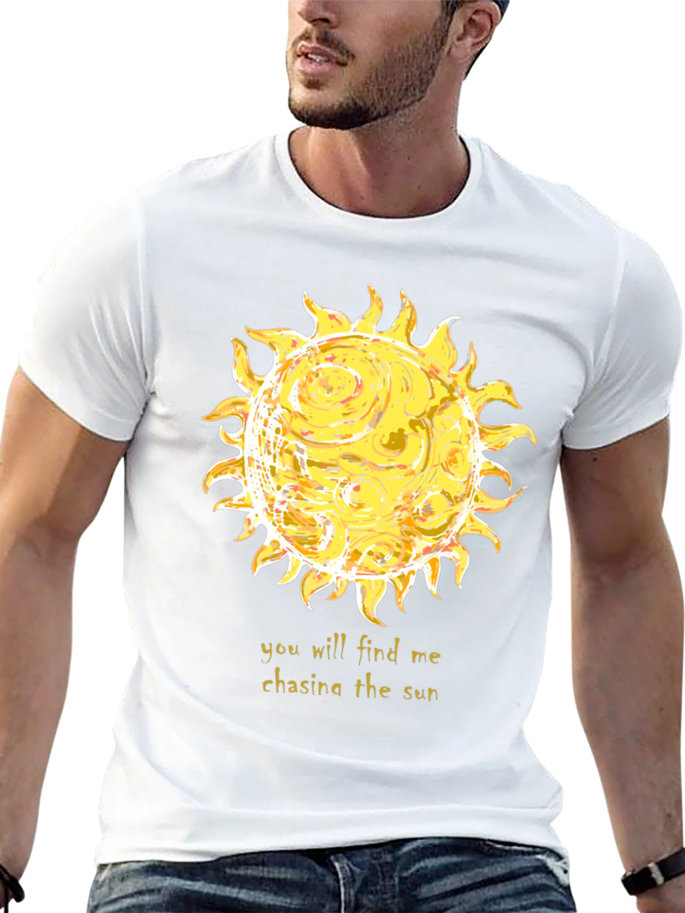 Chasing the Sun Graphic Tee - Black