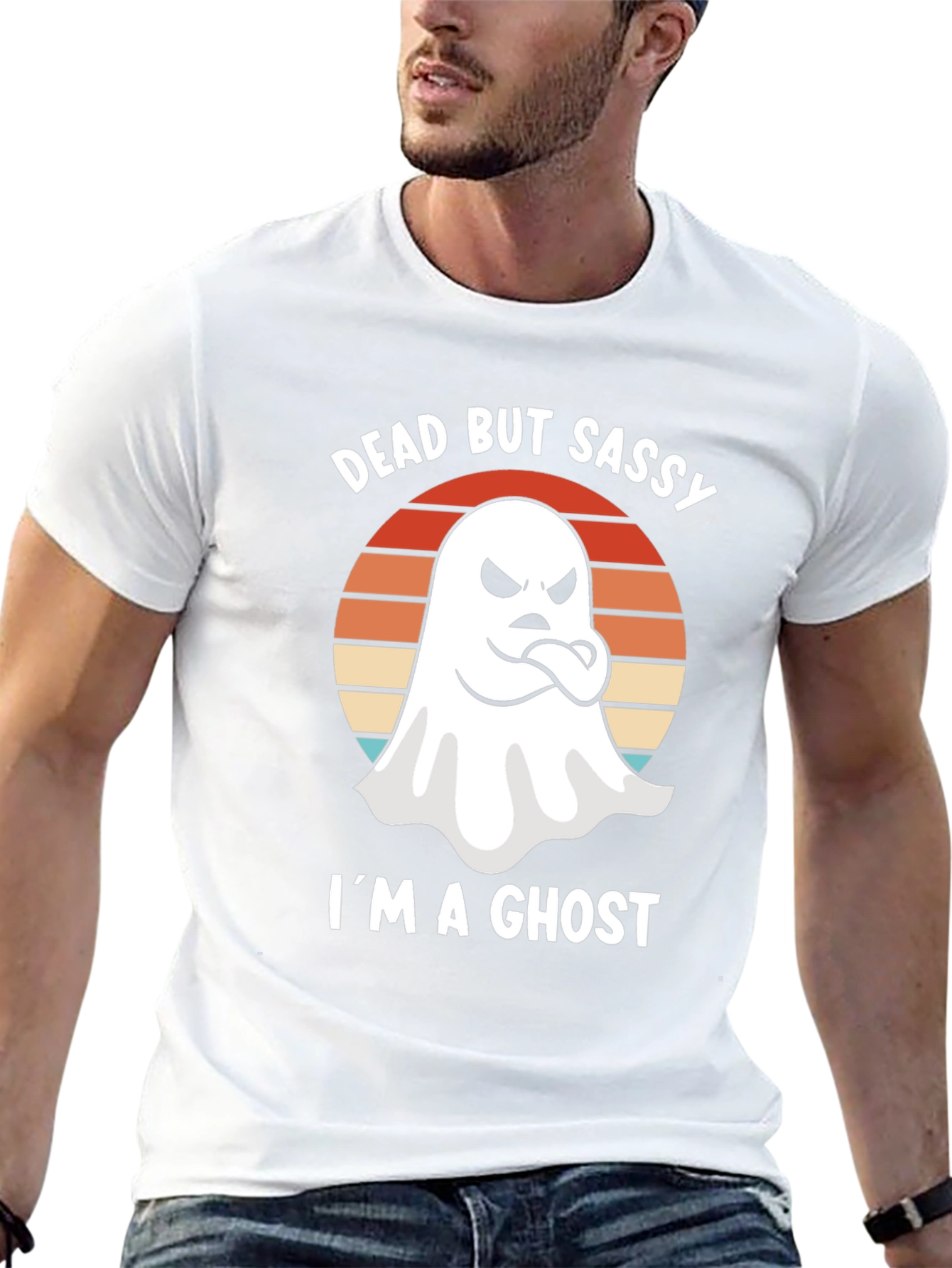 Dead But Sassy Ghost Graphic T-Shirt