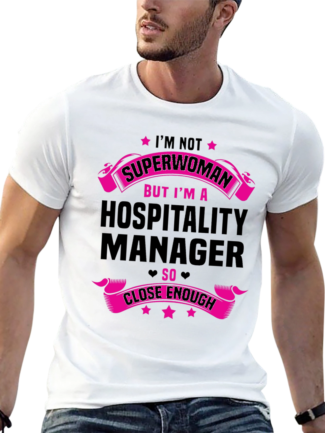 Hospitality Manager T-Shirt - Not Superwoman