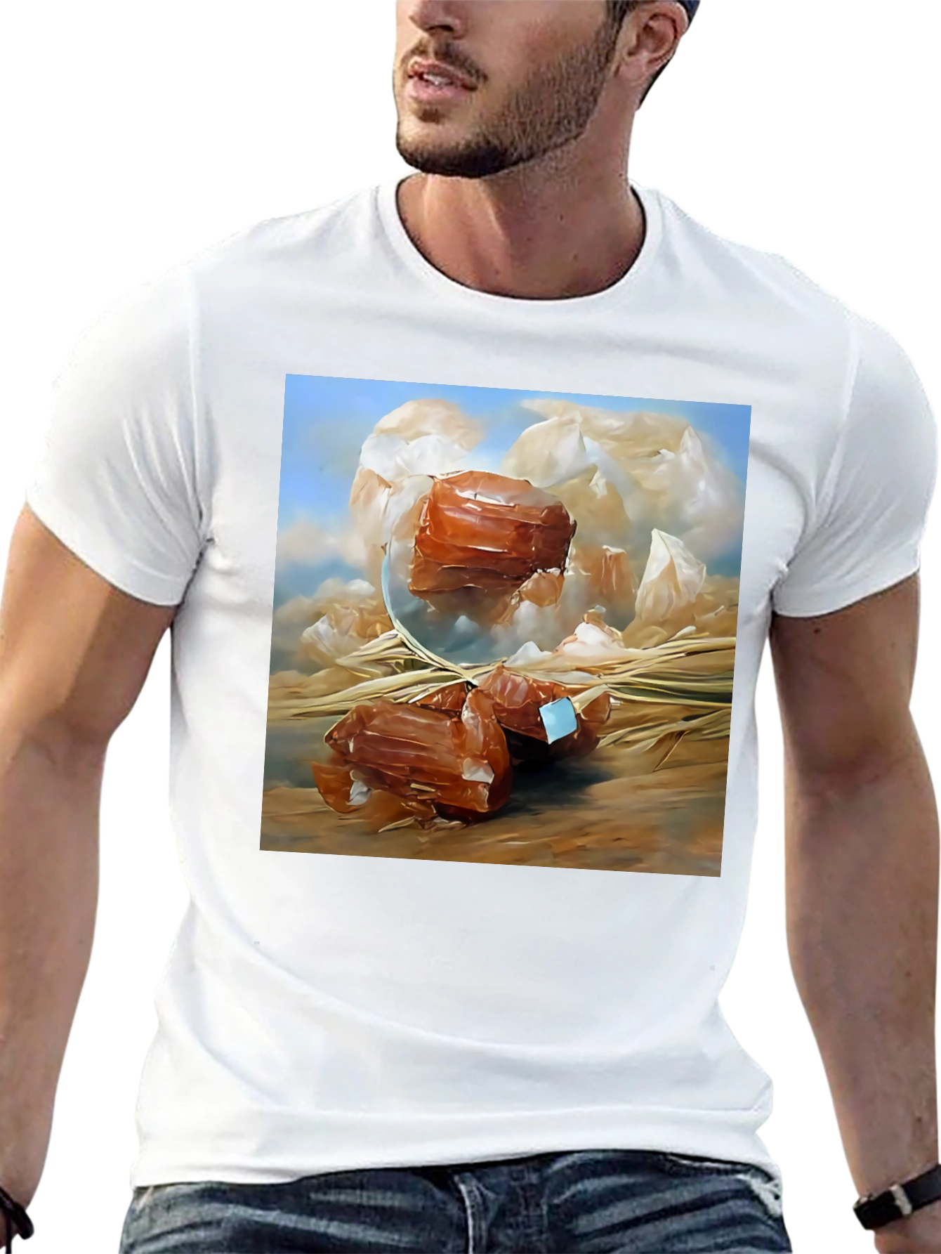 Modern Abstract Art Graphic T-Shirt