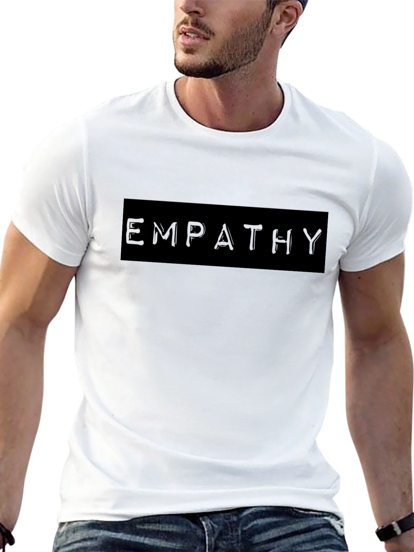Empathy Black T-Shirt - Express Your Compassion