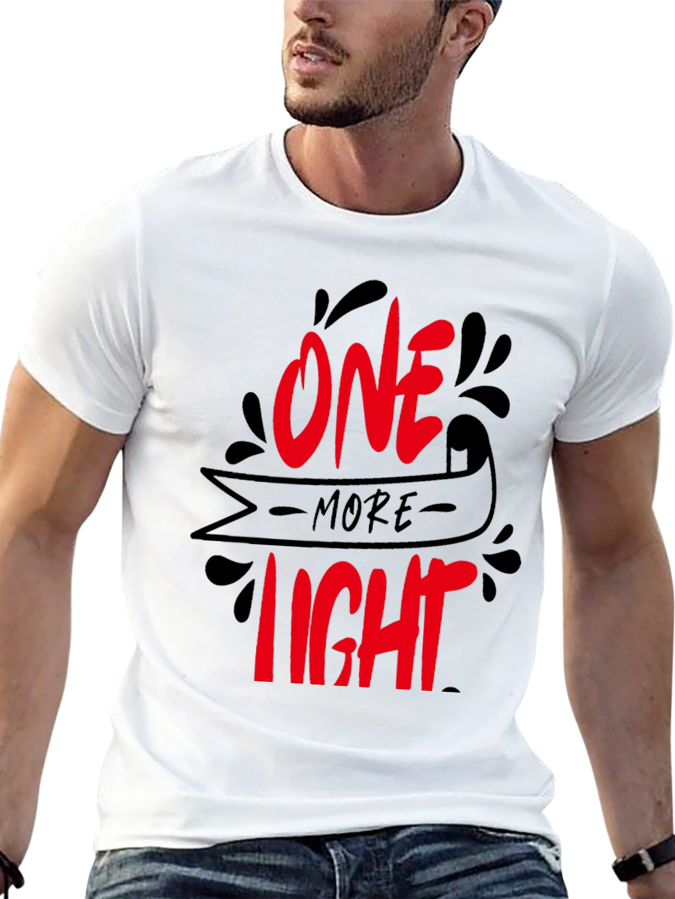 One More Light Graphic Tee - Black