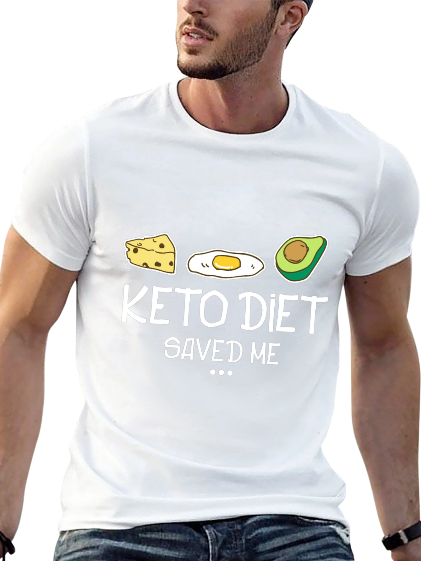 Keto Diet Saved Me Funny Graphic T-Shirt