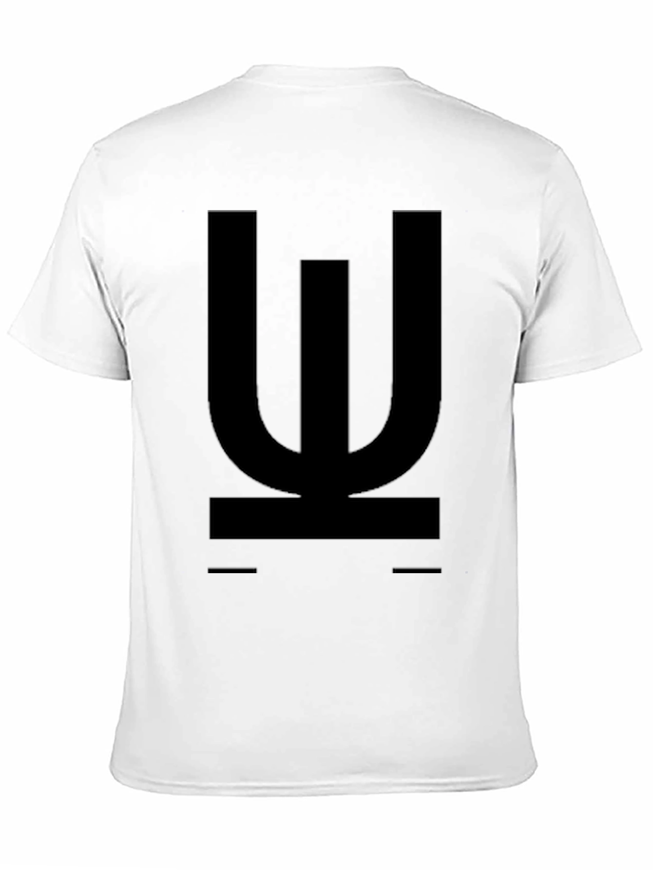Abstract Graphic Print Black Tee - Modern Style