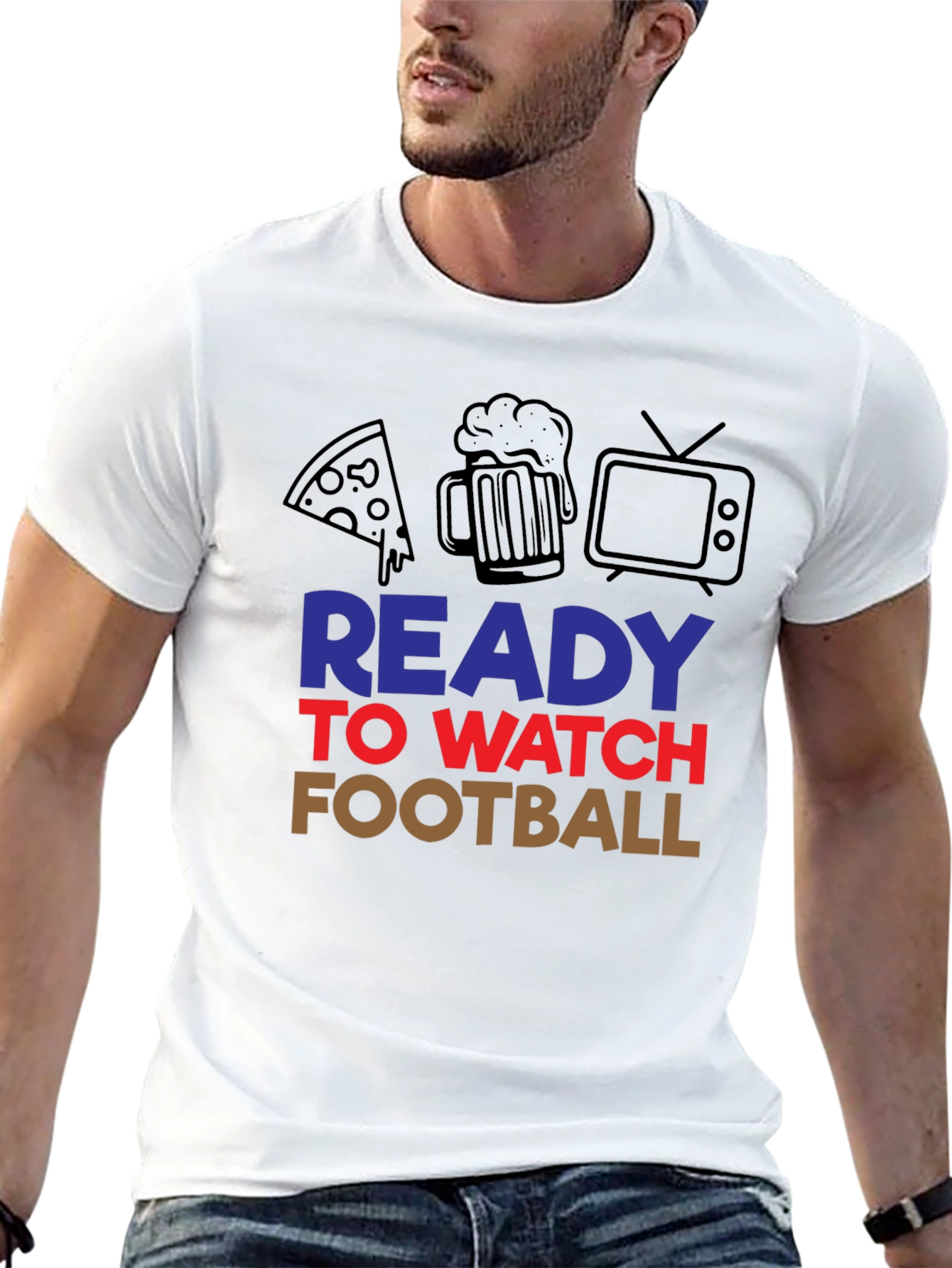 Ready to Watch Football T-Shirt