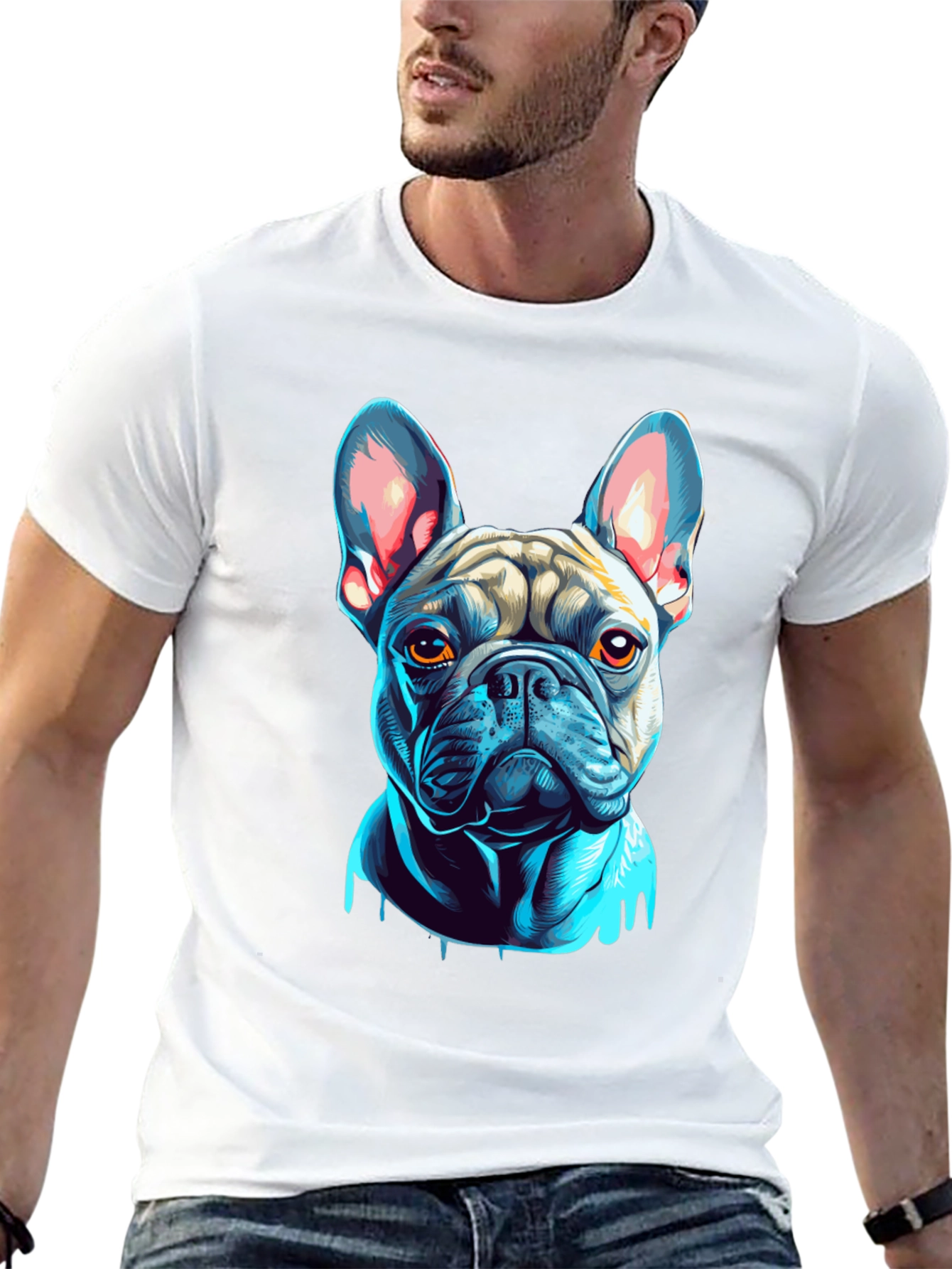 French Bulldog Graphic Tee - Stylish Dog Lover Shirt