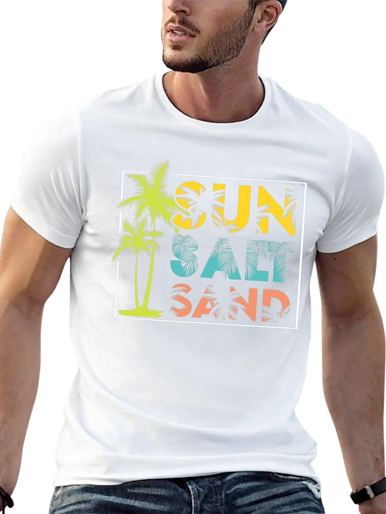 Sun Salt Sand Graphic Tee - Summer Vibes