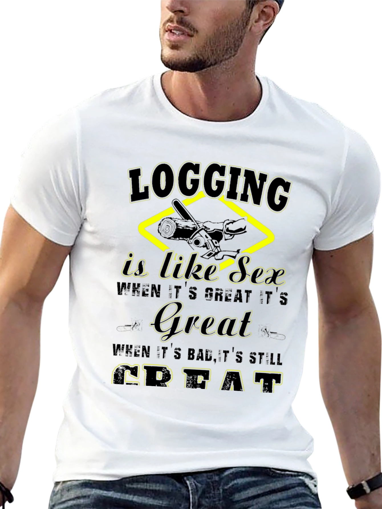 Logging Like Sex T-Shirt Funny Lumberjack Tee