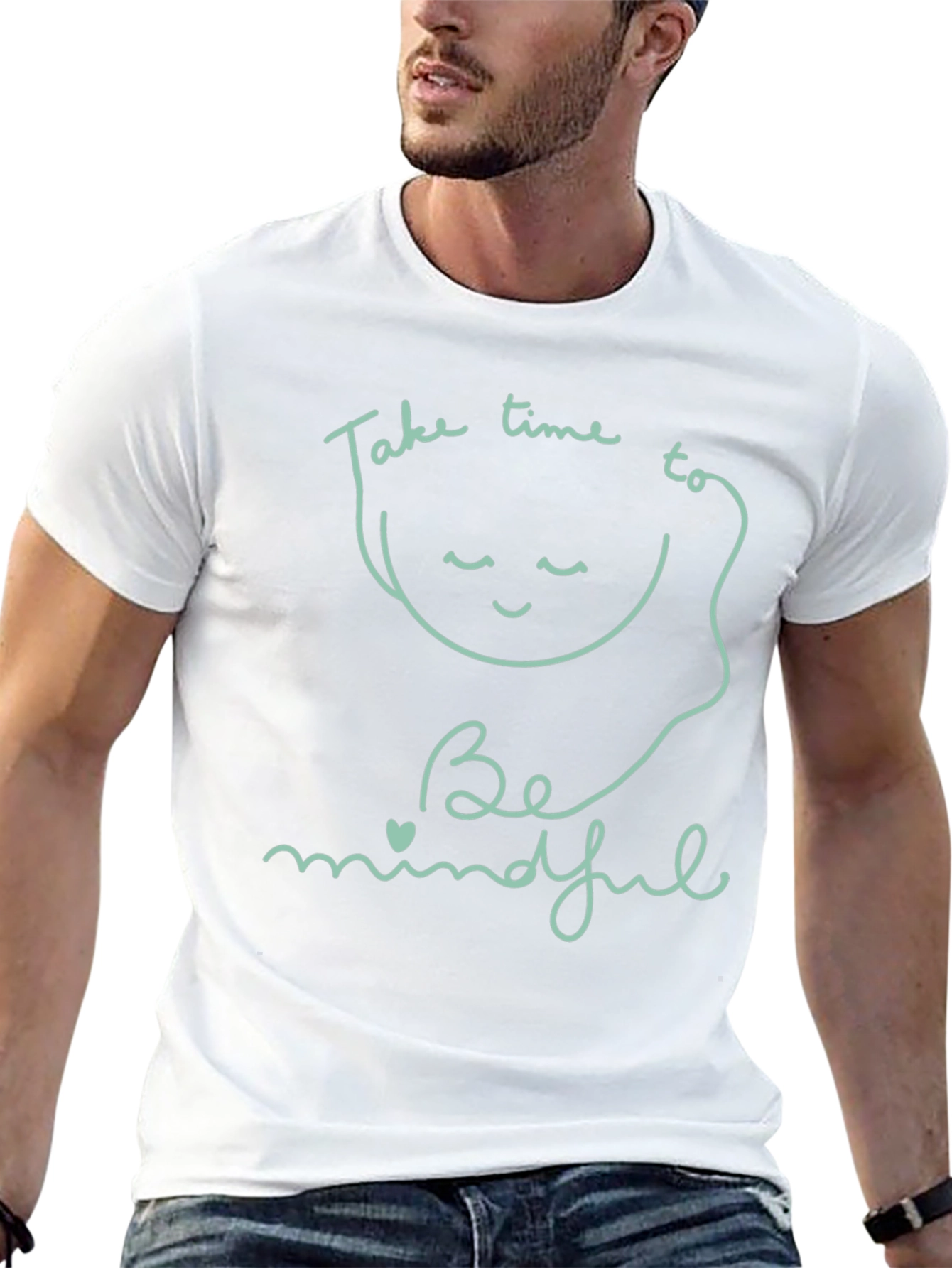 Mindful Living Black T-Shirt