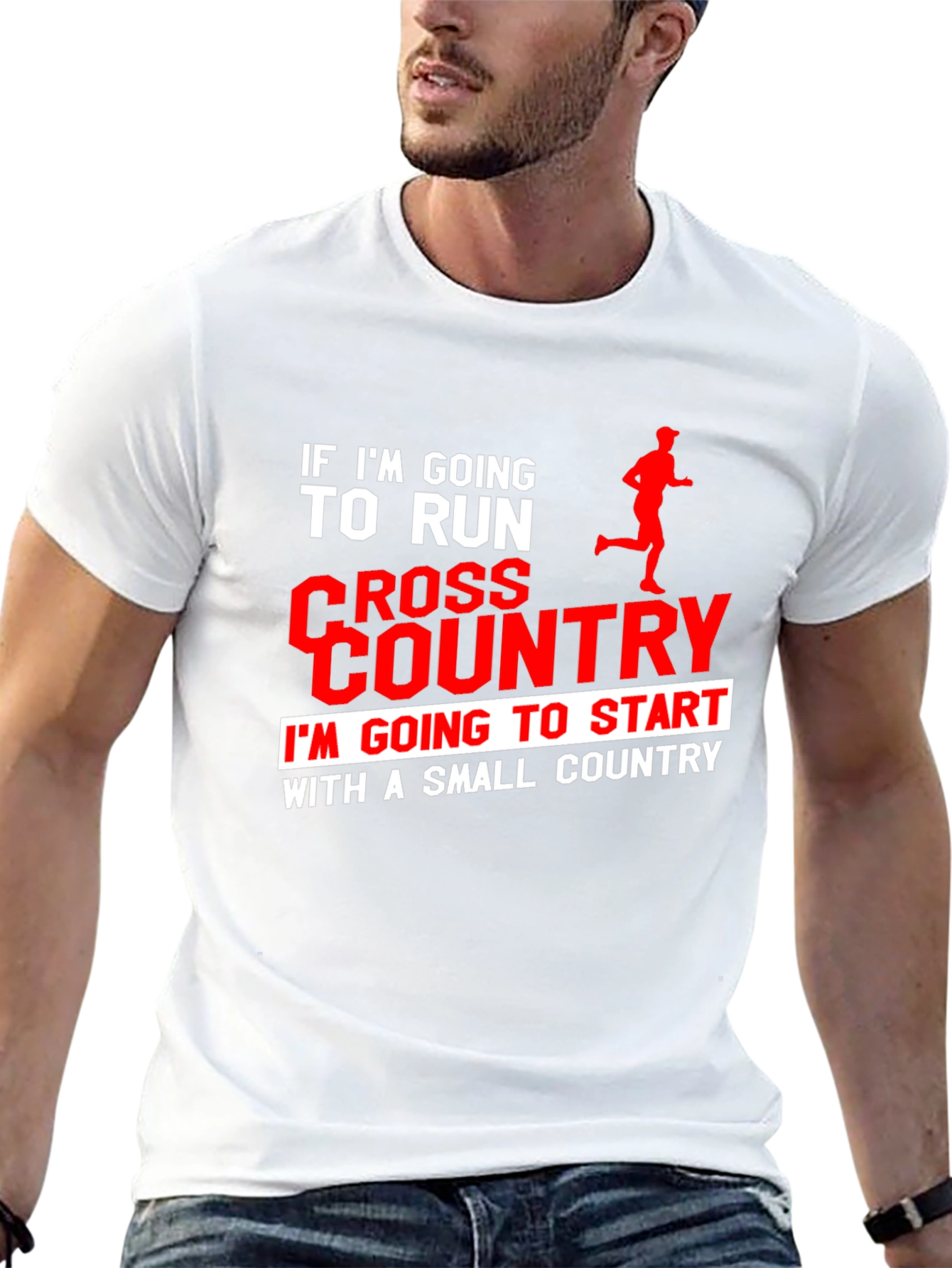 Cross Country Runner T-Shirt: Small Country Start